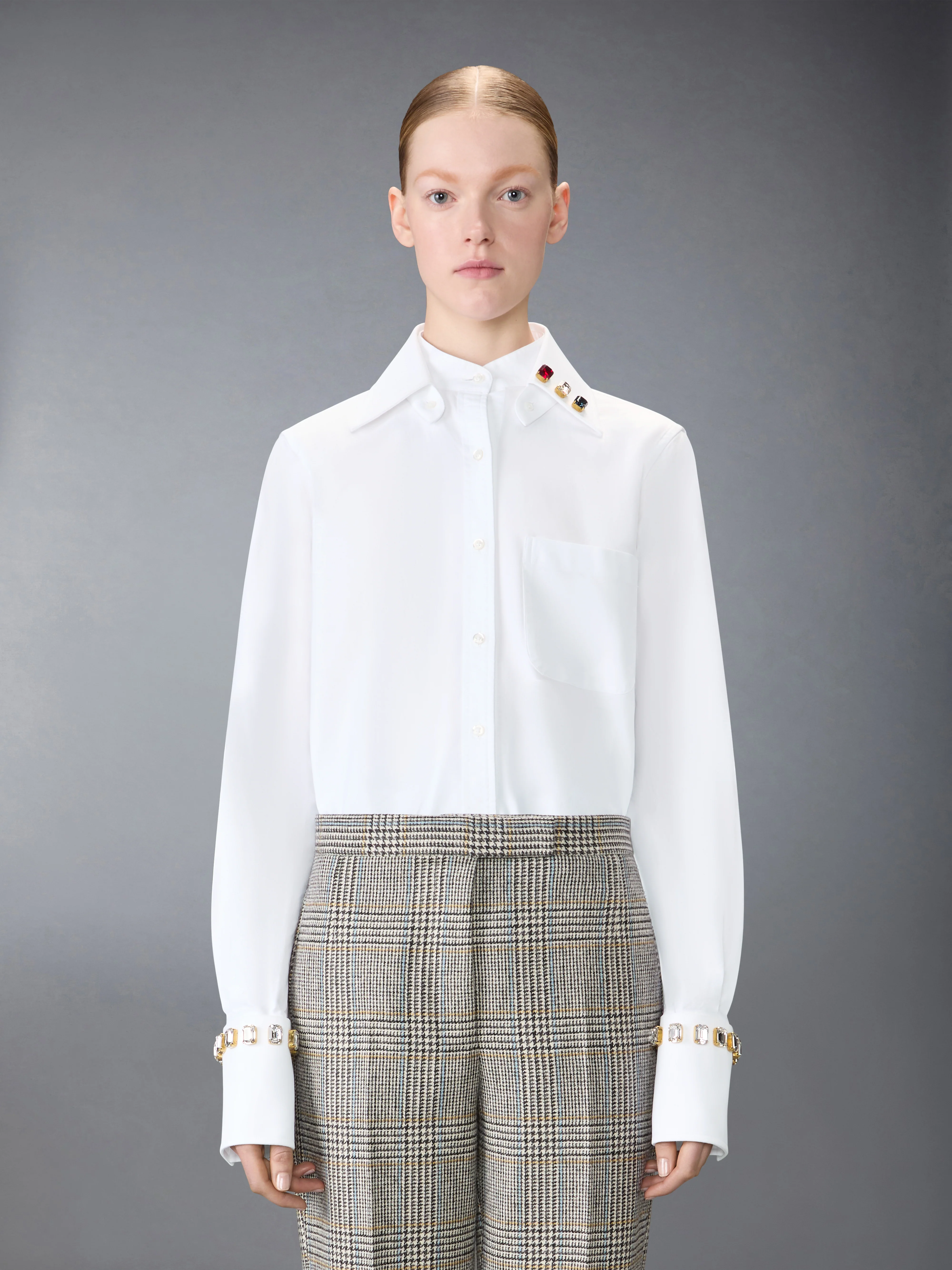 SWAROVSKI CRYSTAL OXFORD SHIRT