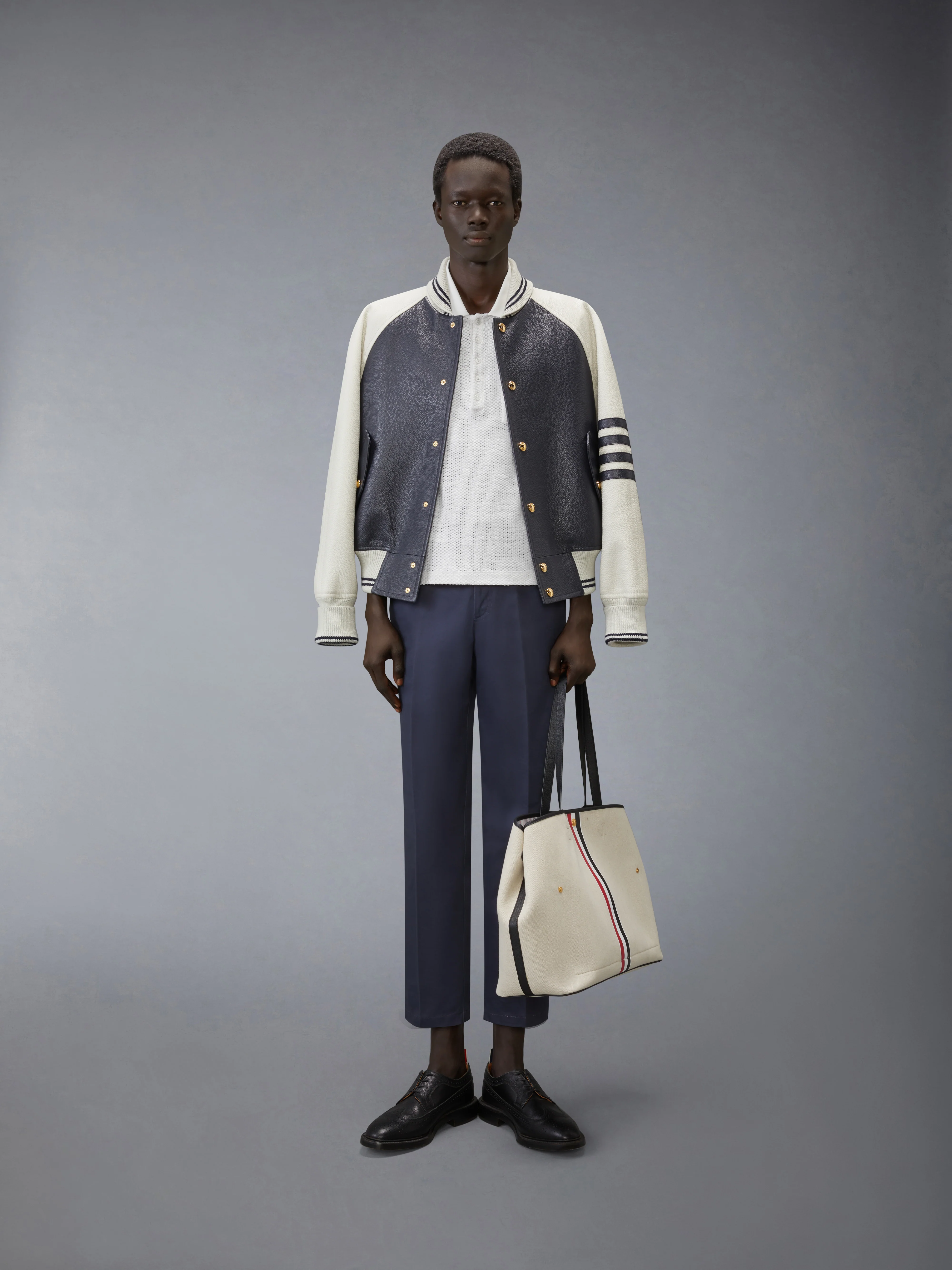 TEXTURED COTTON LINEN POLO - Image 3