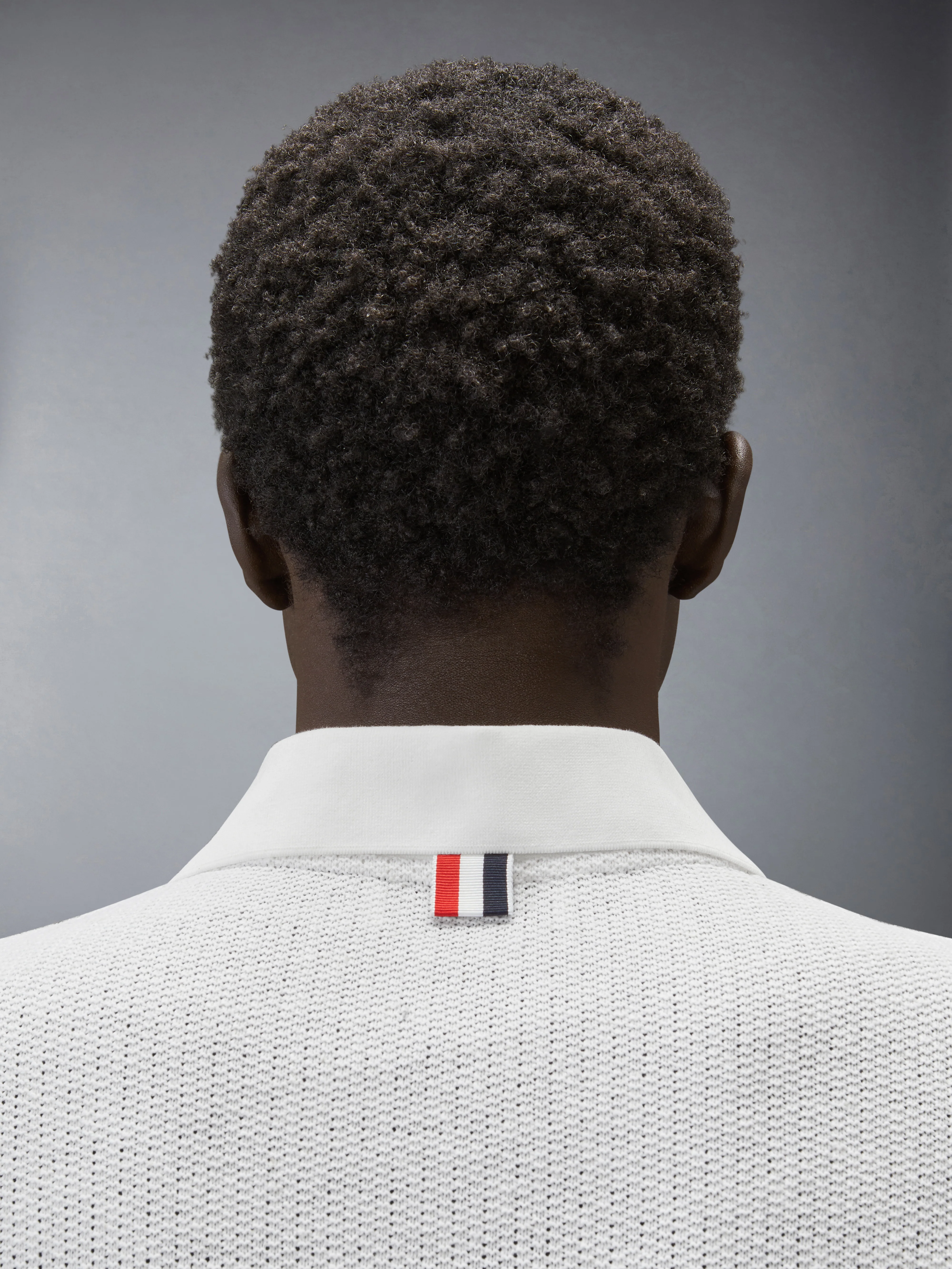 TEXTURED COTTON LINEN POLO - Image 4