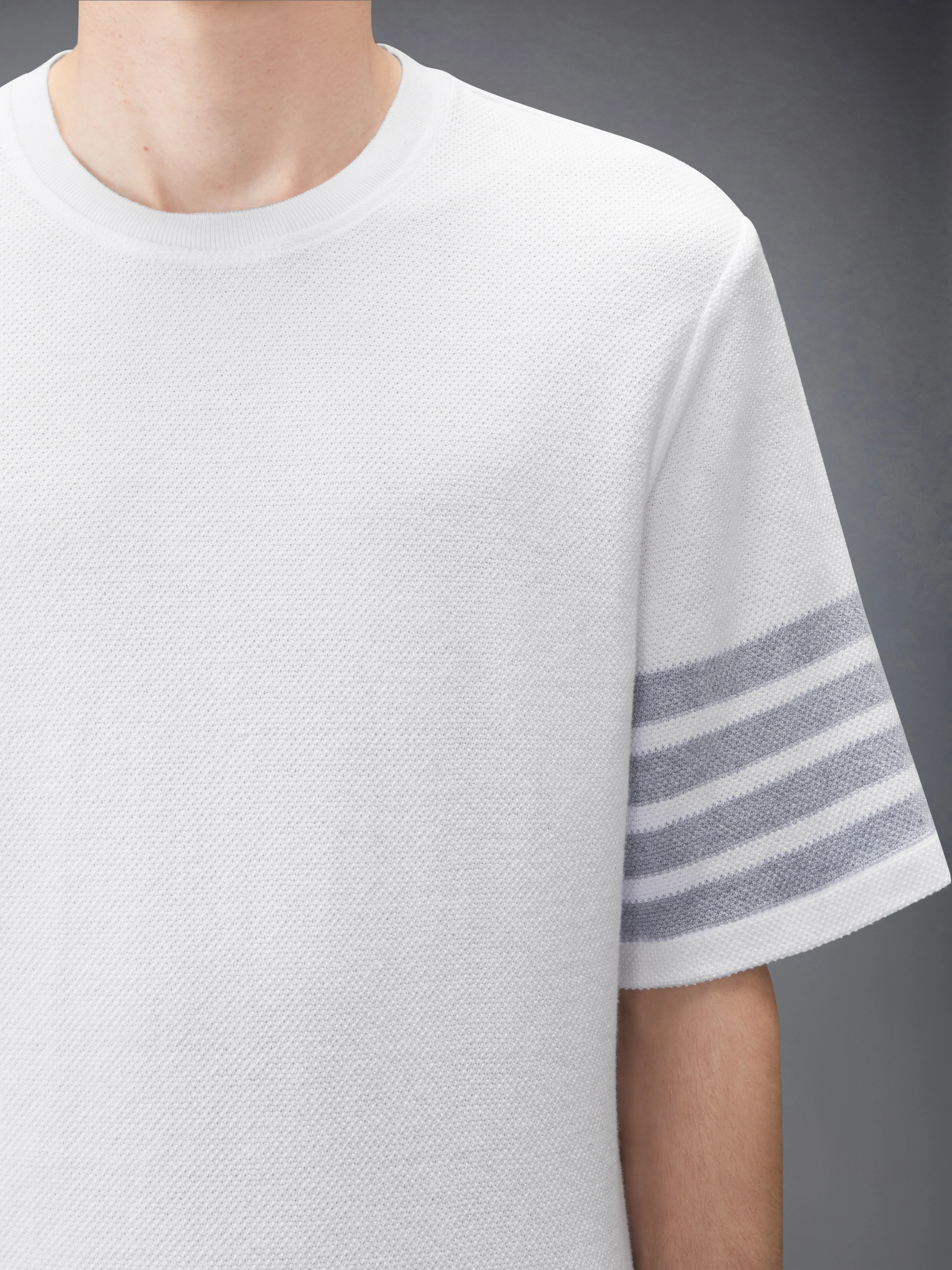 TEXTURED PIQUE 4-BAR TEE - Image 4