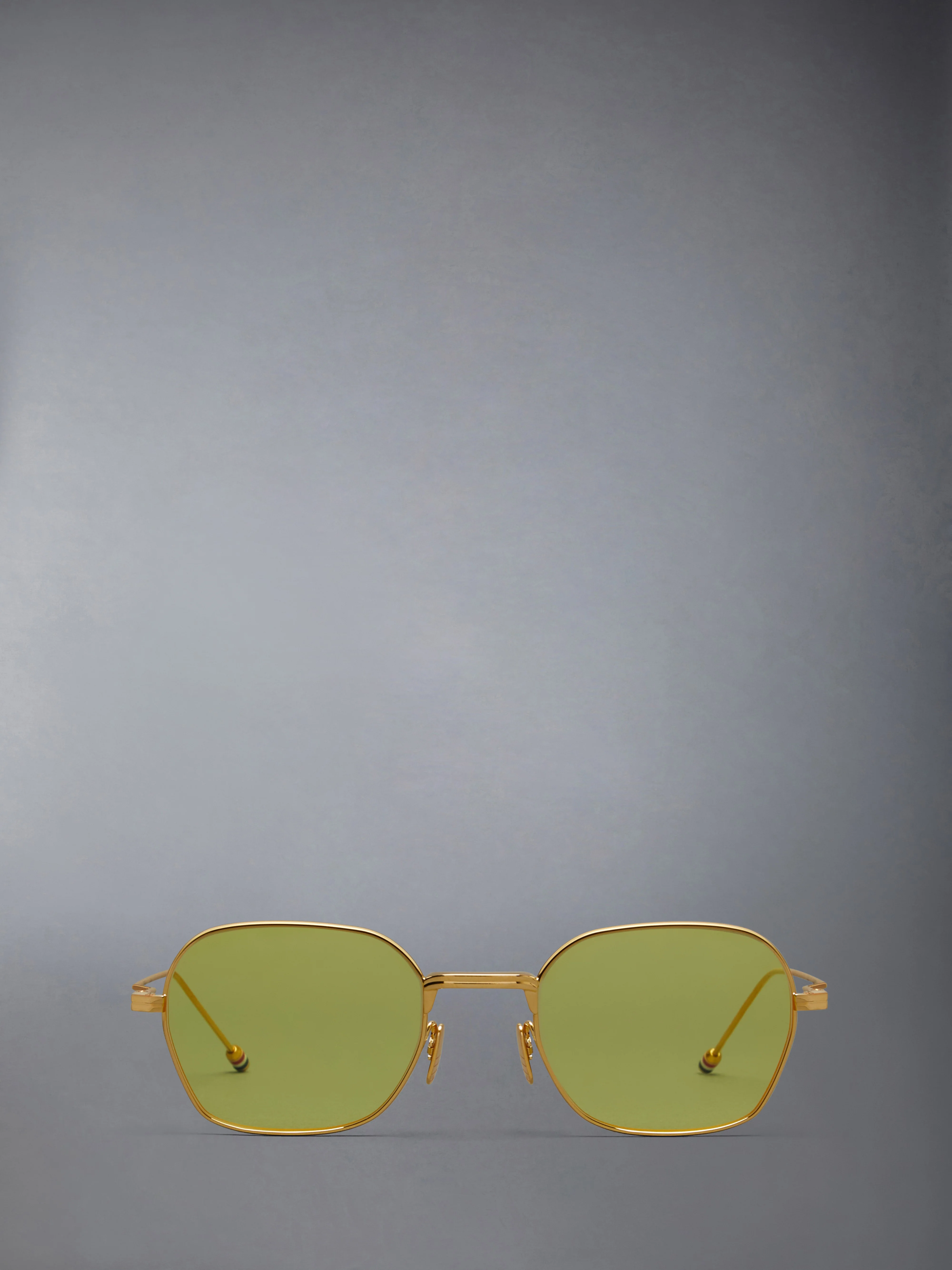 TITANIUM RECTANGULAR SUNGLASSES