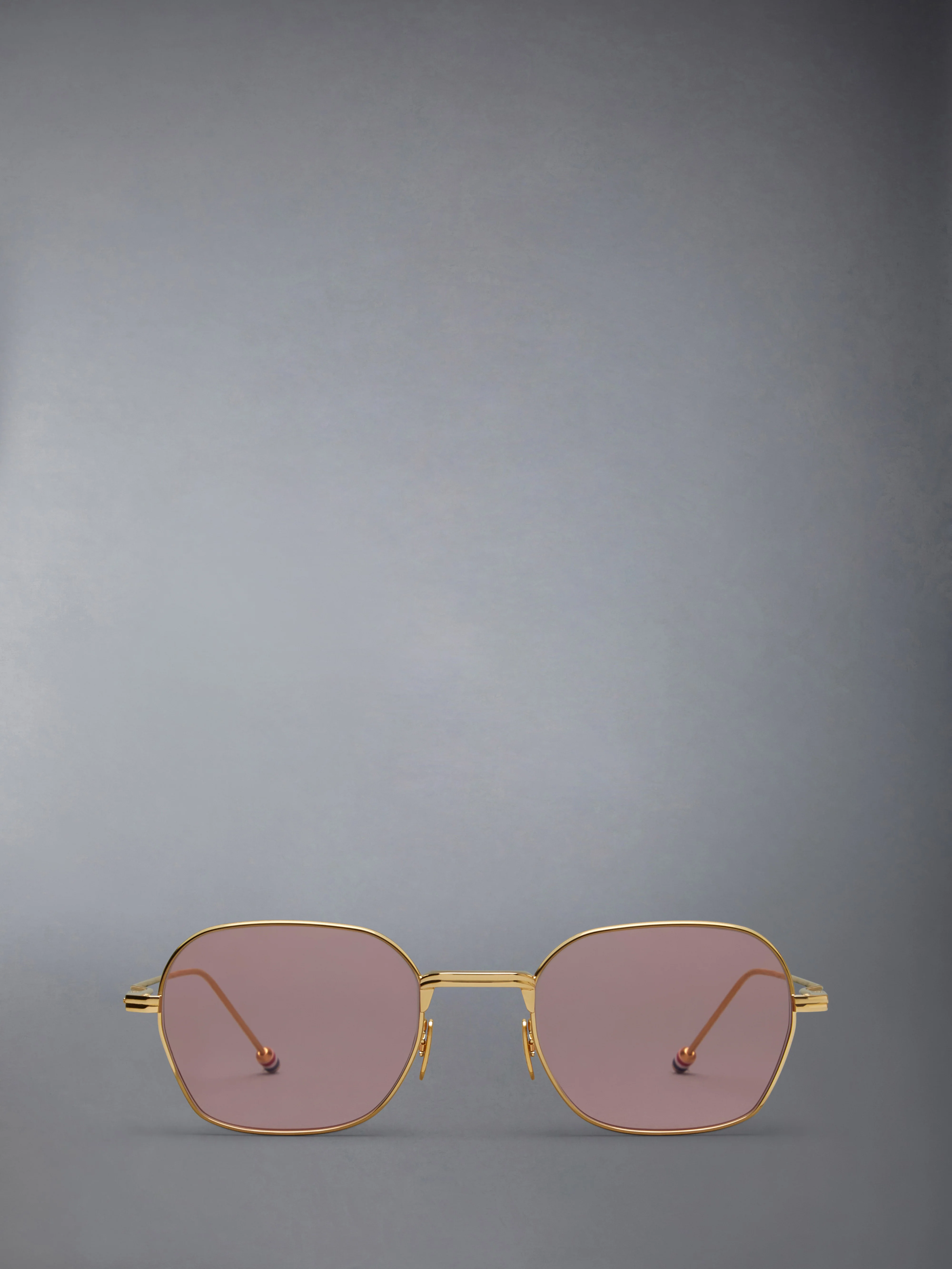TITANIUM RECTANGULAR SUNGLASSES