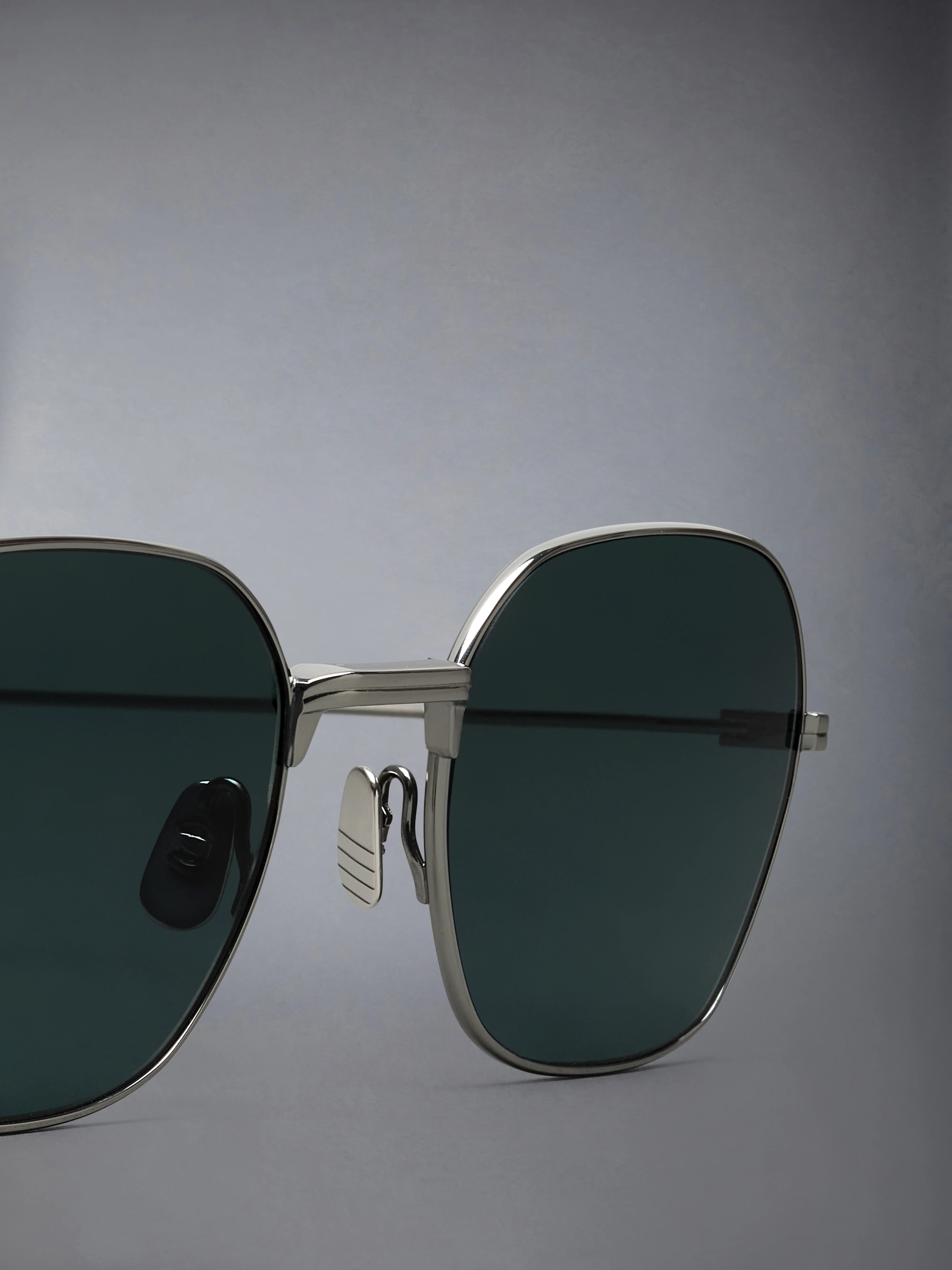 TITANIUM RECTANGULAR SUNGLASSES - Image 3