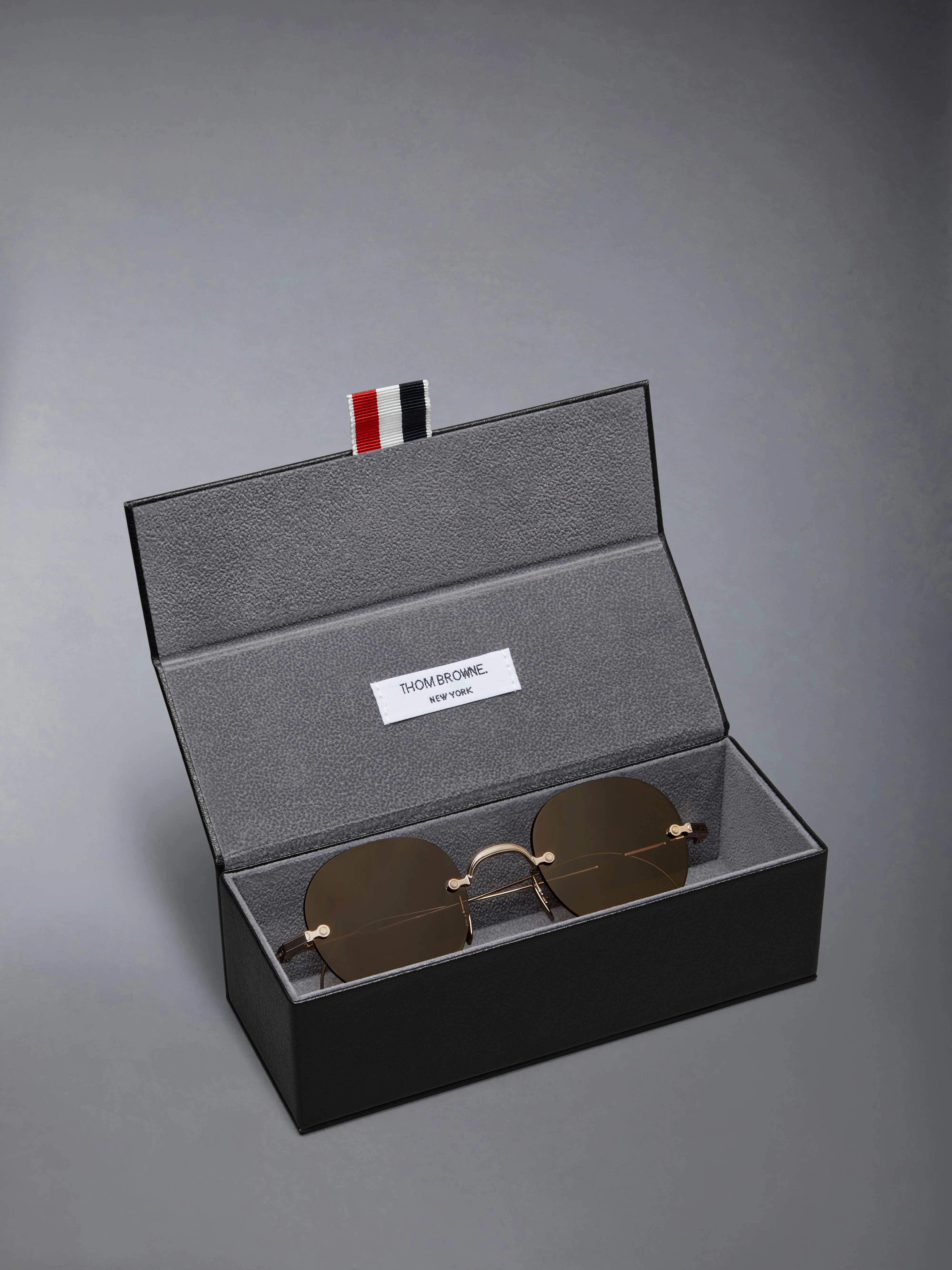 TITANIUM RIMLESS ROUND SUNGLASSES - Image 4