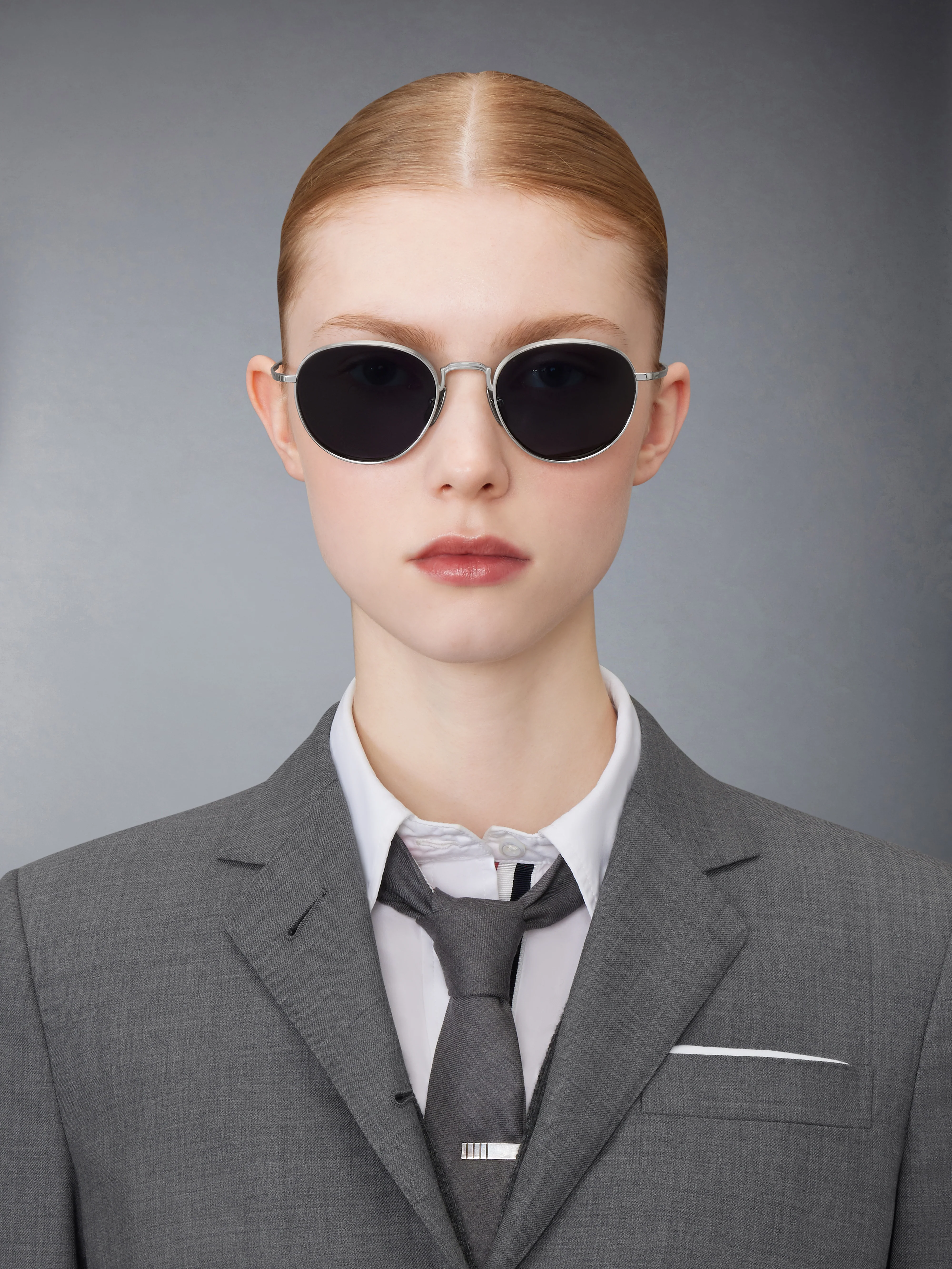 TITANIUM ROUND SUNGLASSES - Image 2