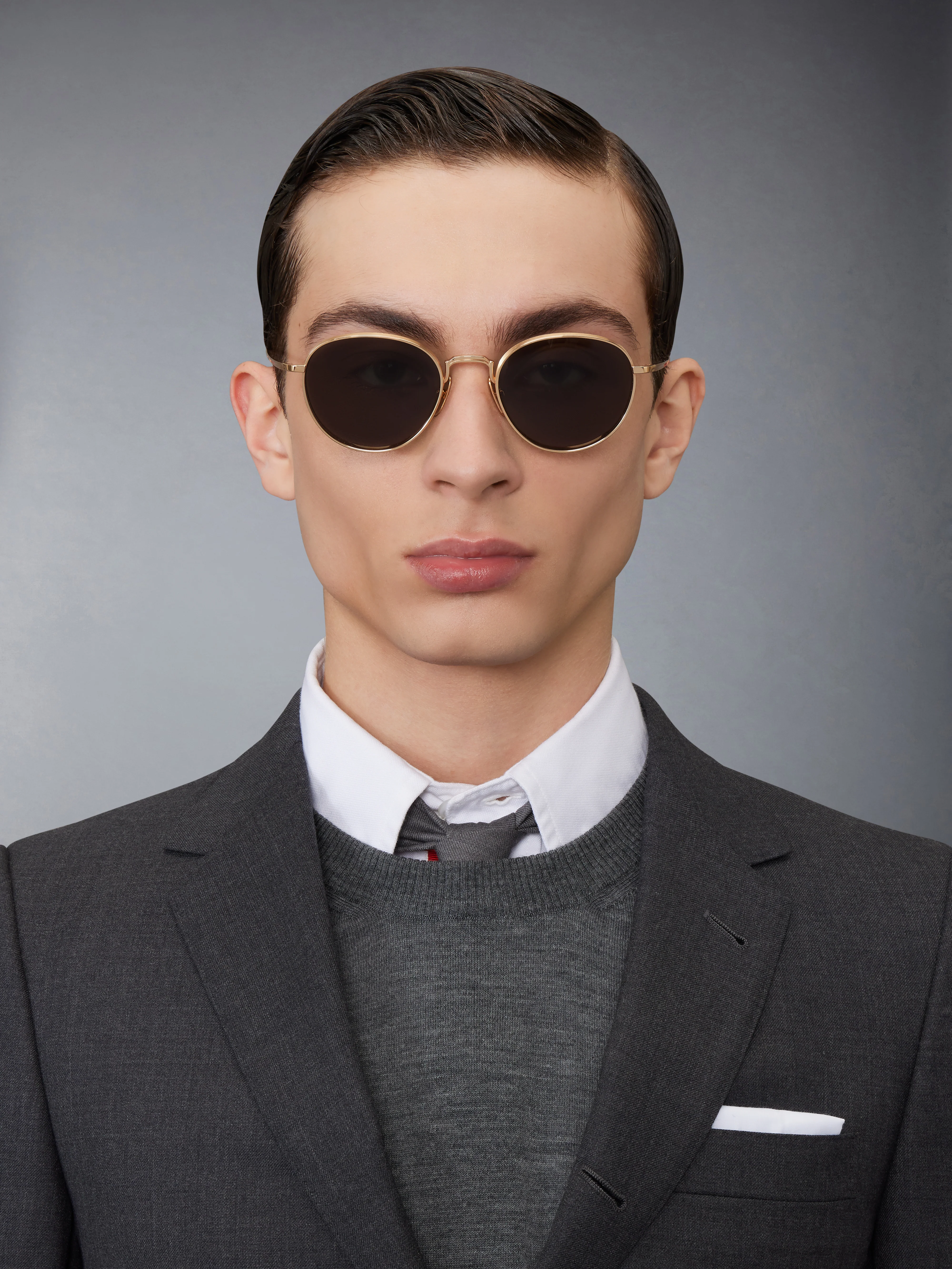 TITANIUM ROUND SUNGLASSES - Image 3