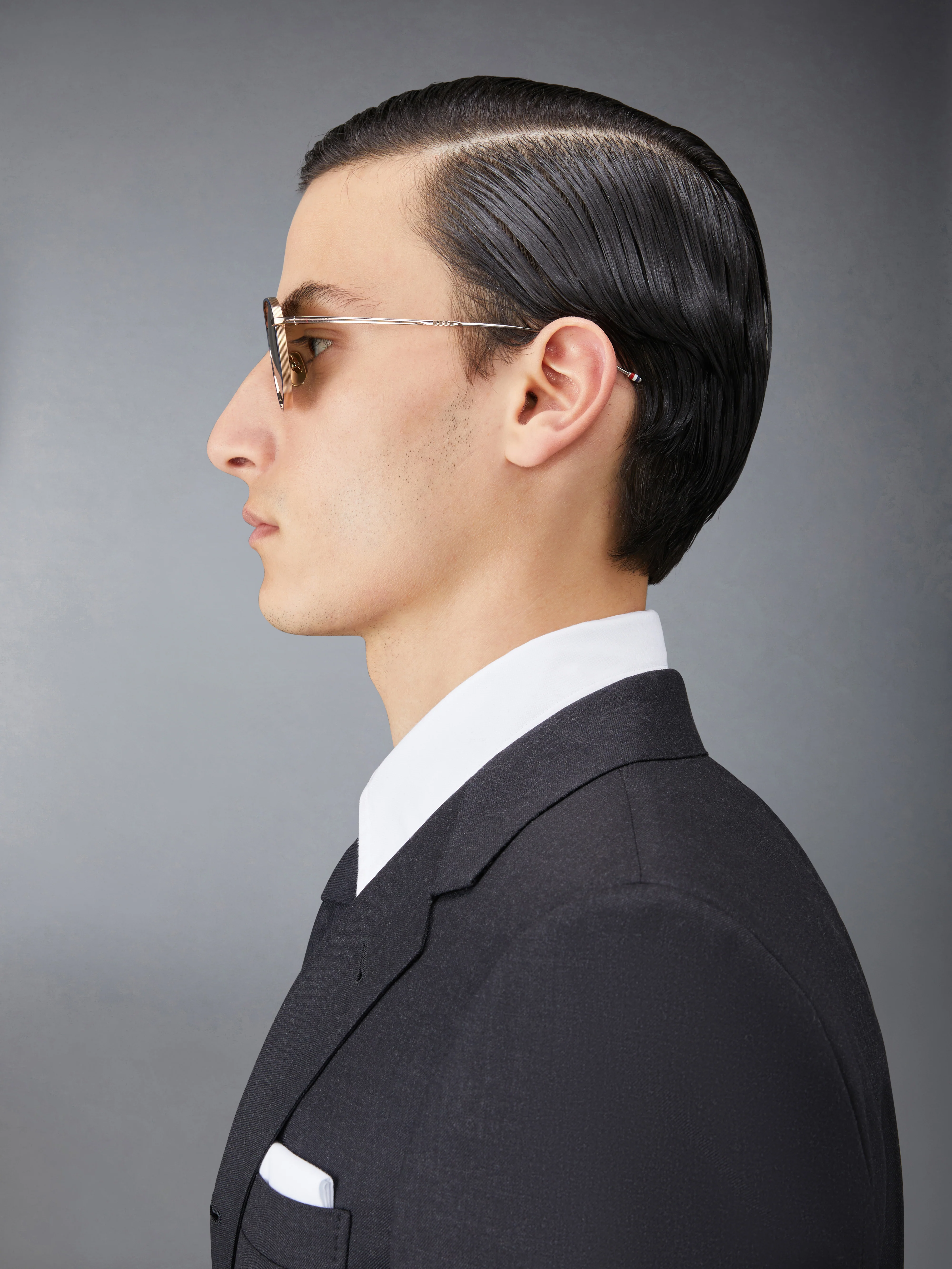 TITANIUM ROUND SUNGLASSES - Image 3