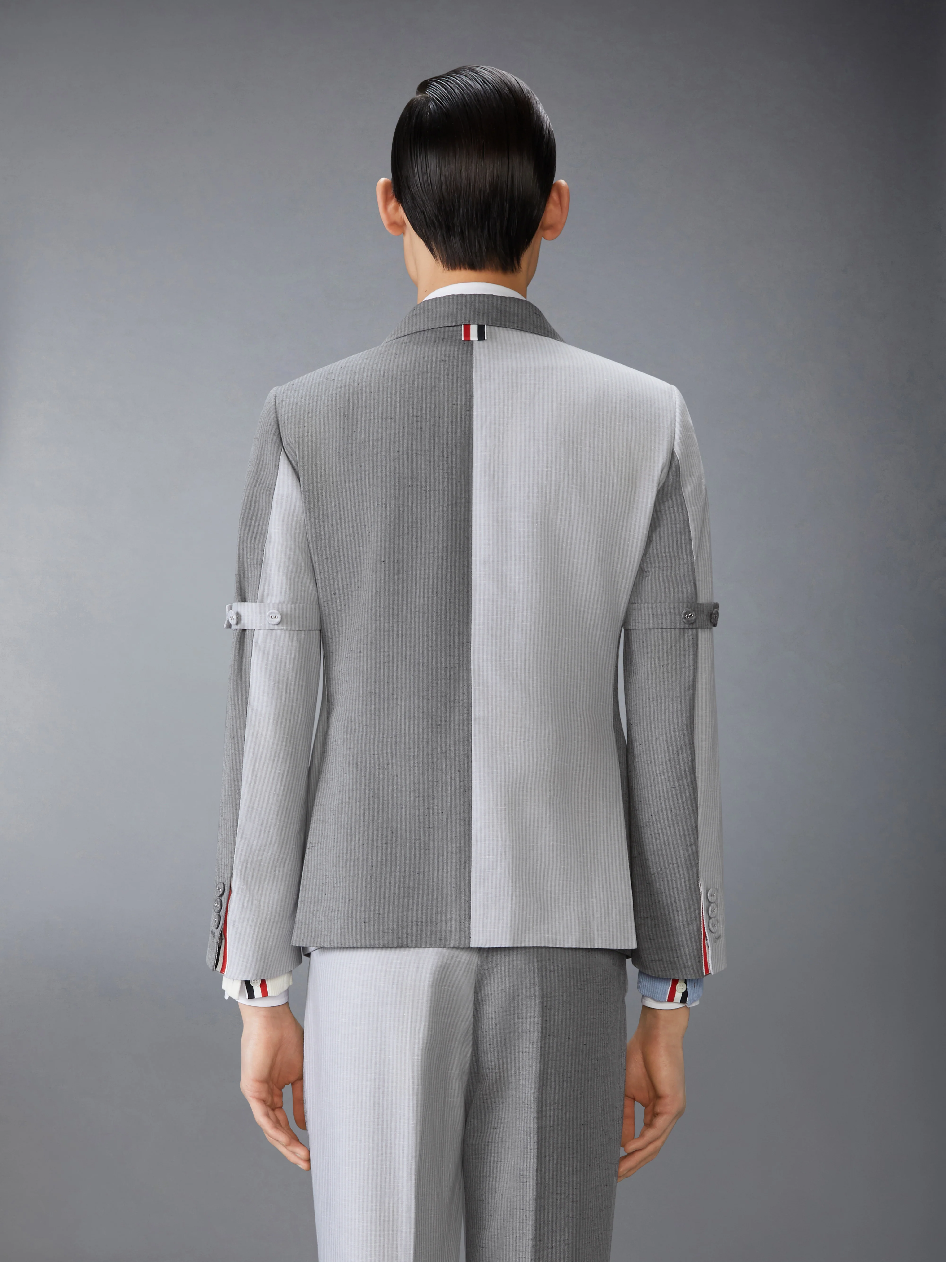 TONAL UNIVERSITY STRIPE LINEN COTTON SPORTCOAT - Image 2
