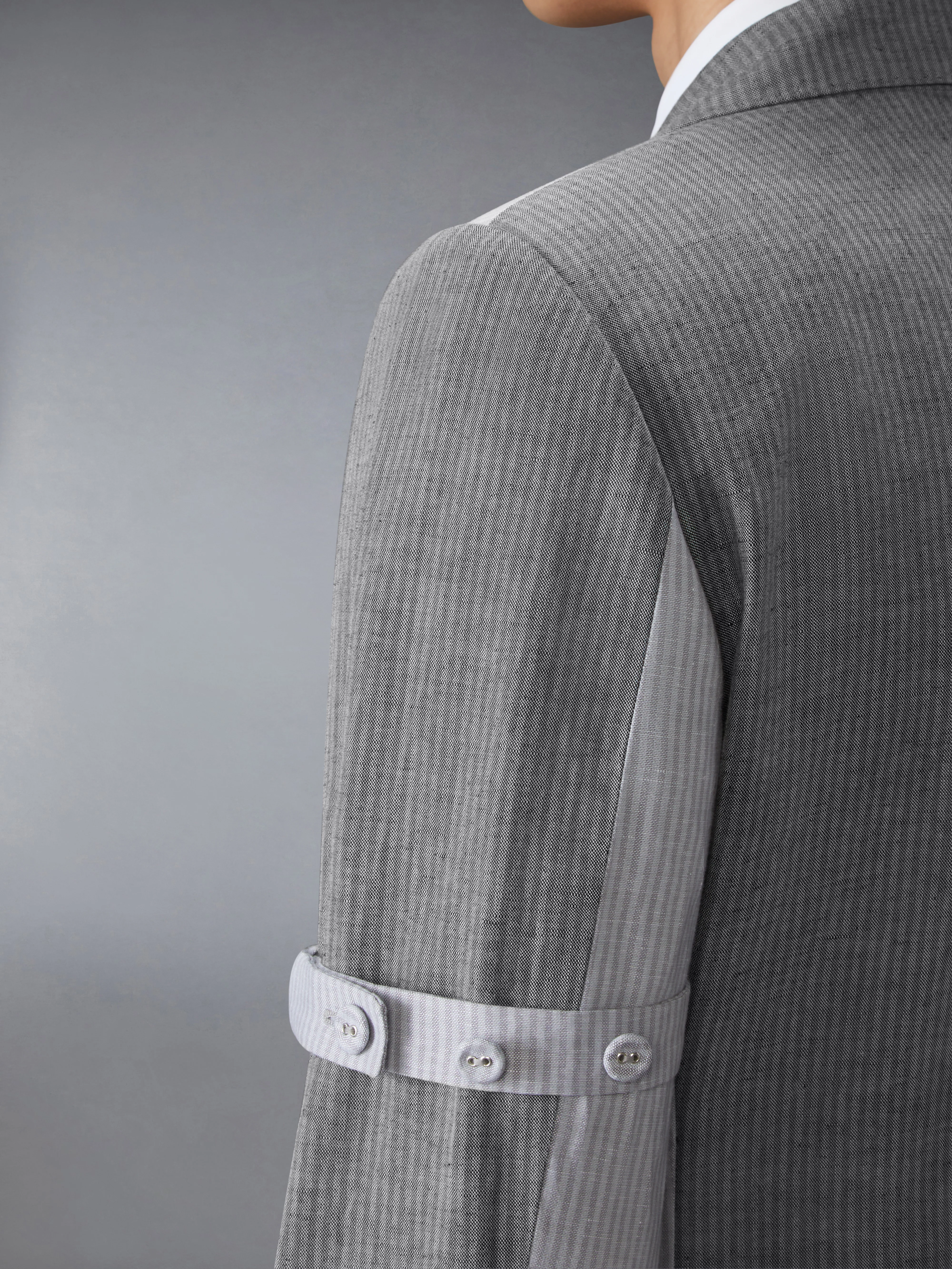 TONAL UNIVERSITY STRIPE LINEN COTTON SPORTCOAT - Image 4
