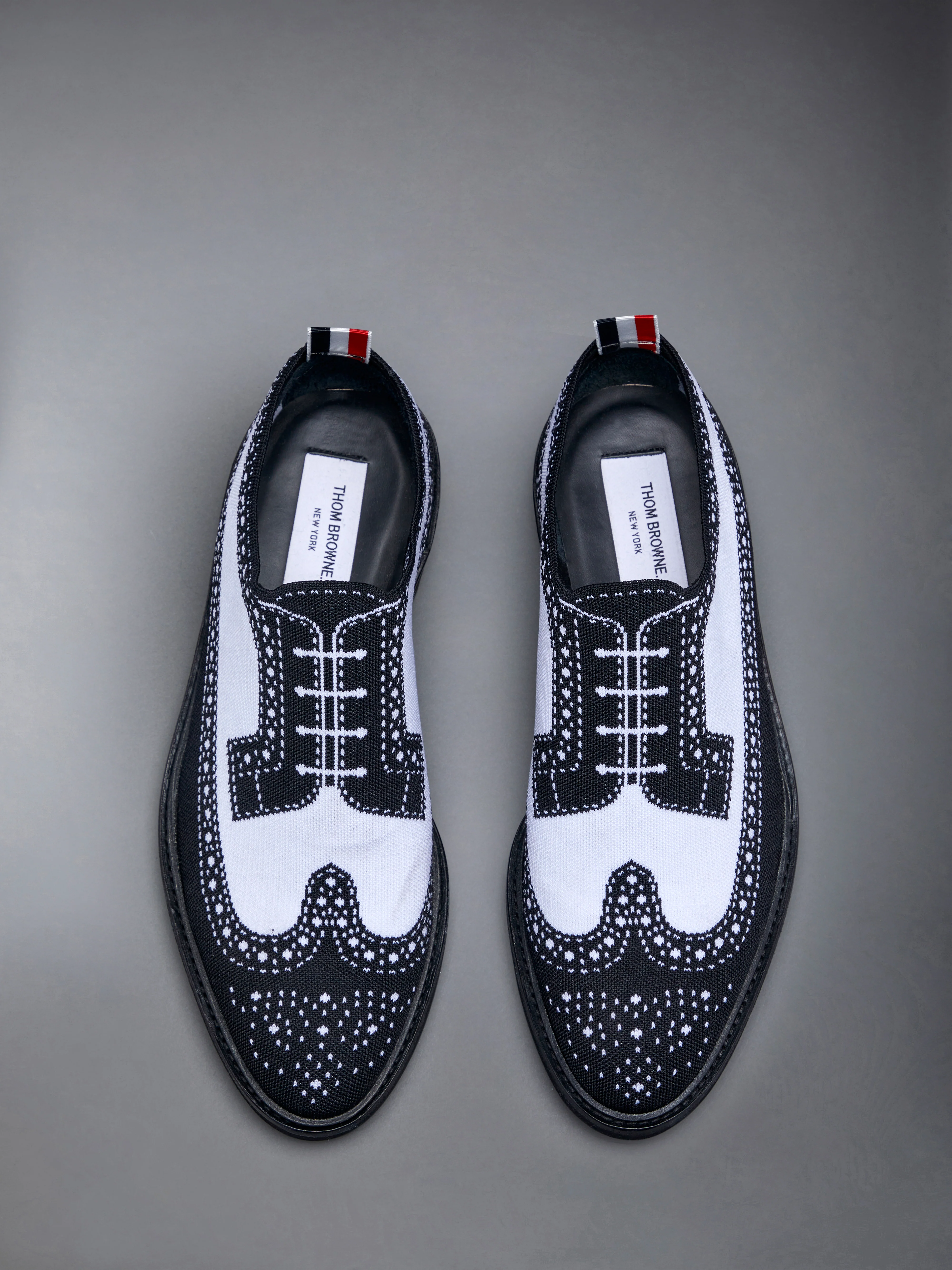 Trompe L'oeil Knit Micro Sole Longwing Brogue - Image 5