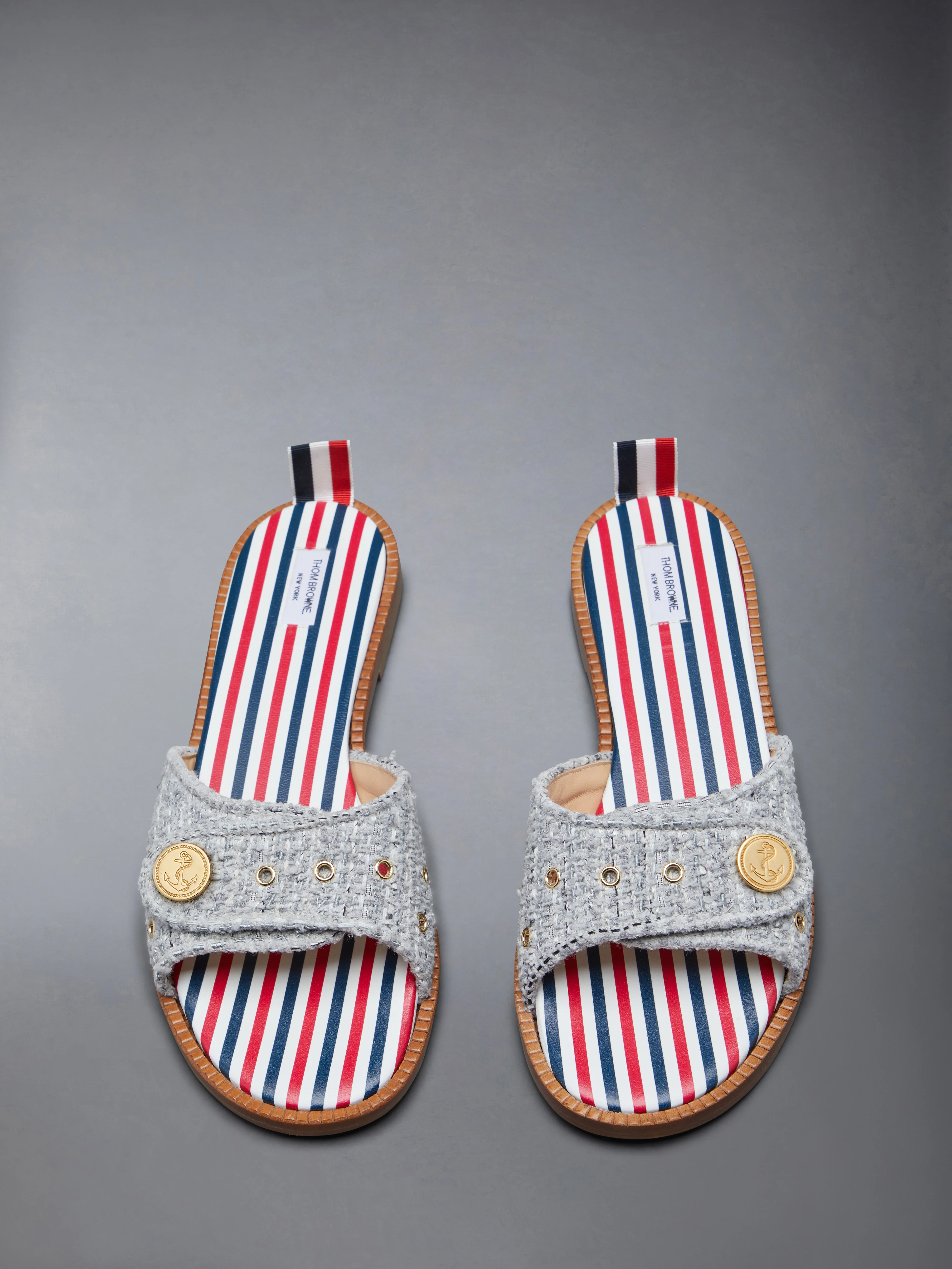 TWEED ANCHOR BUTTON CLAQUETTE - Image 5