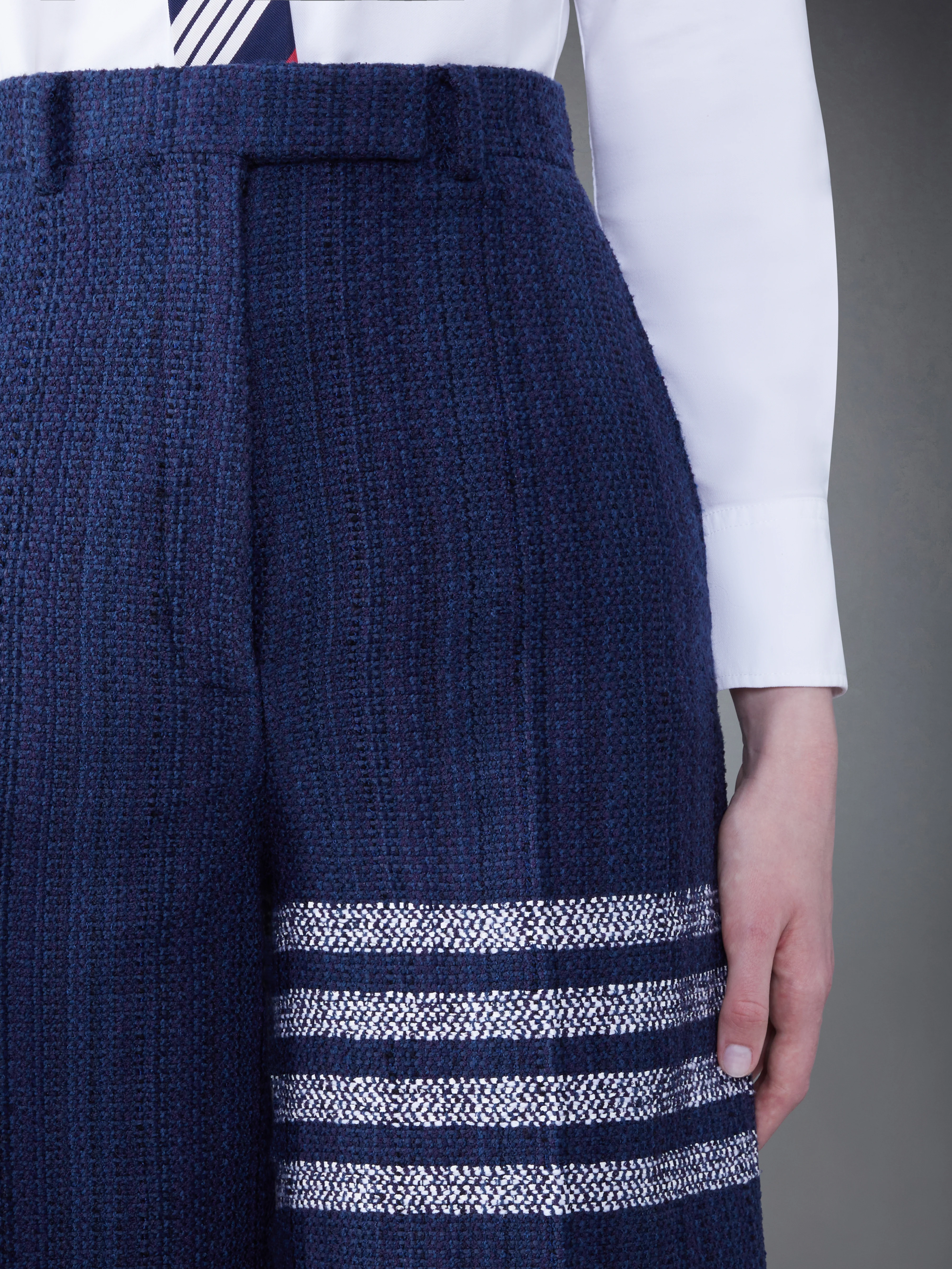 TWEED FRAY 4-BAR HIGH WAIST SHORT - Image 5
