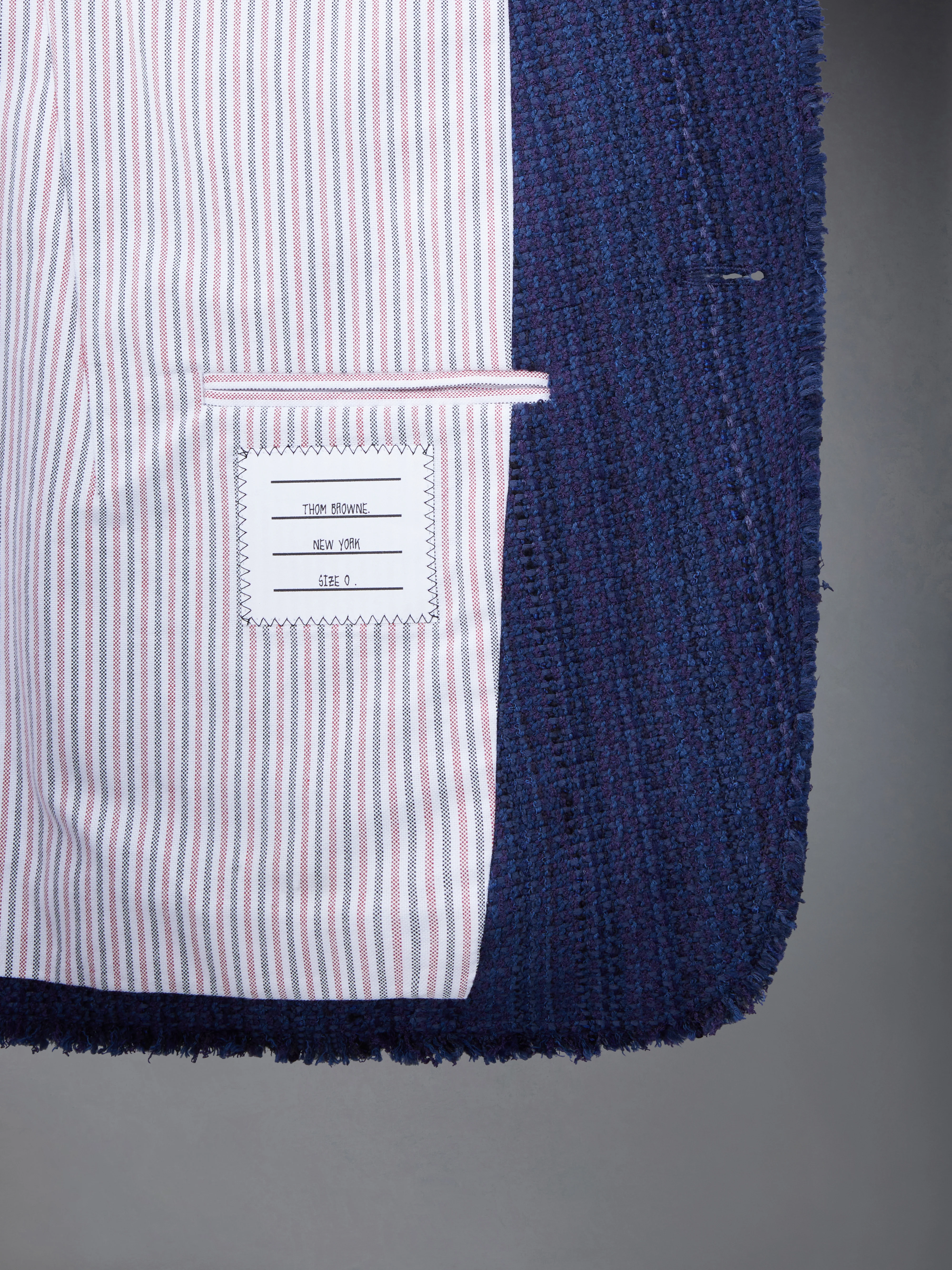 TWEED FRAY 4-BAR SACK JACKET - Image 6