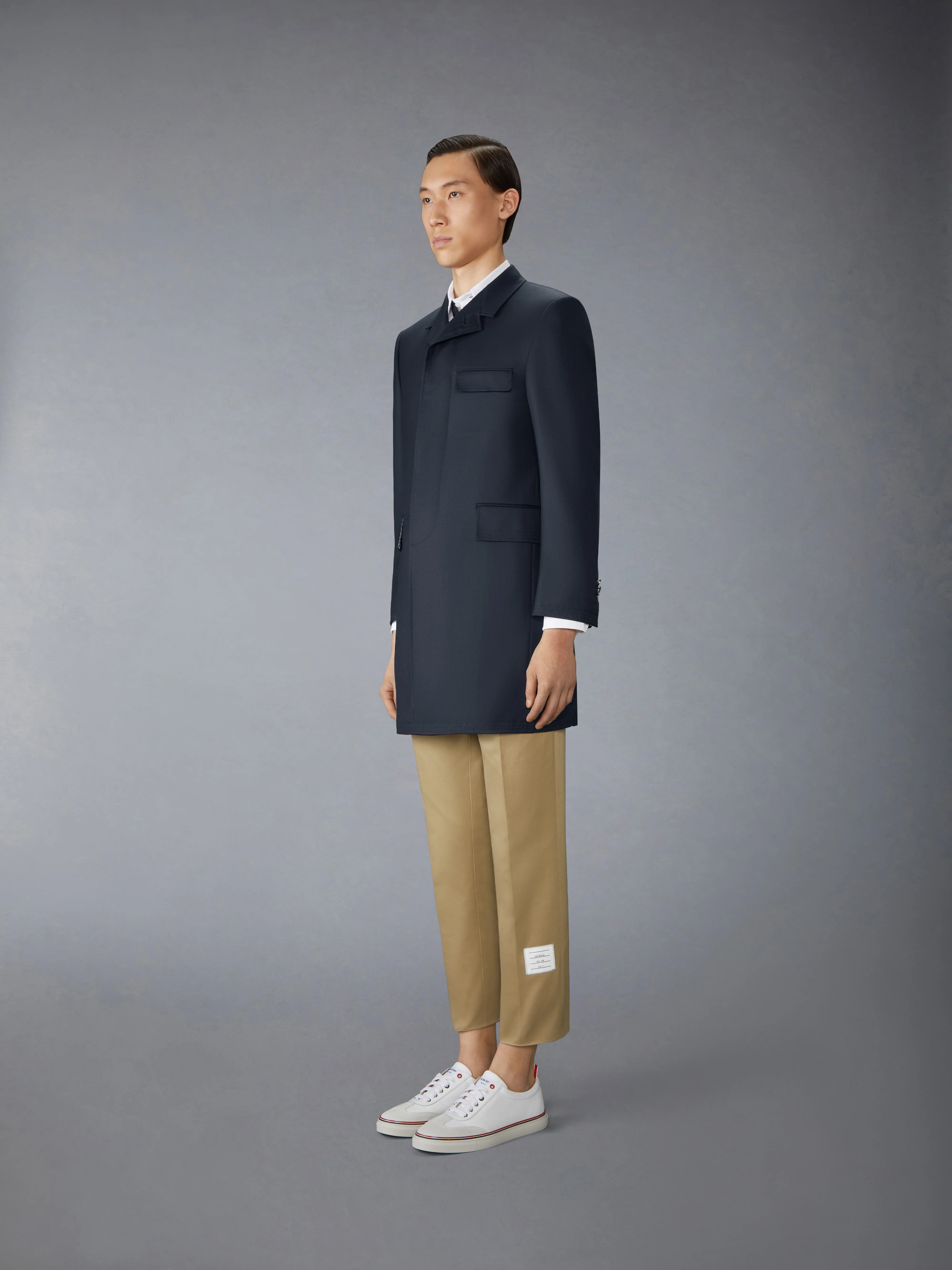 TWILL WOOL CLASSIC CHESTERFIELD OVERCOAT - Image 2