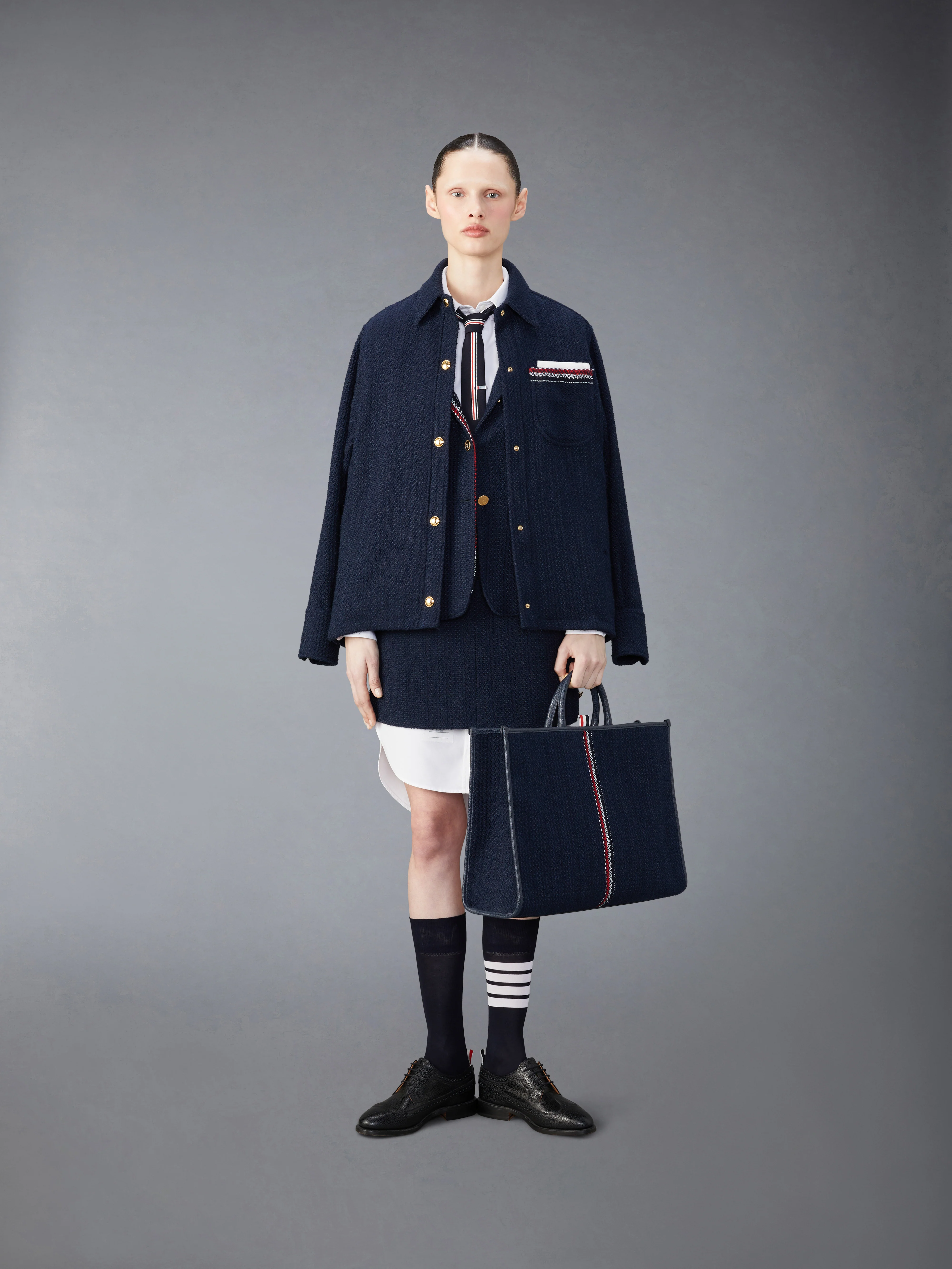 UNCONSTRUCTED RWB SOLID TWEED SPORTCOAT - Image 4