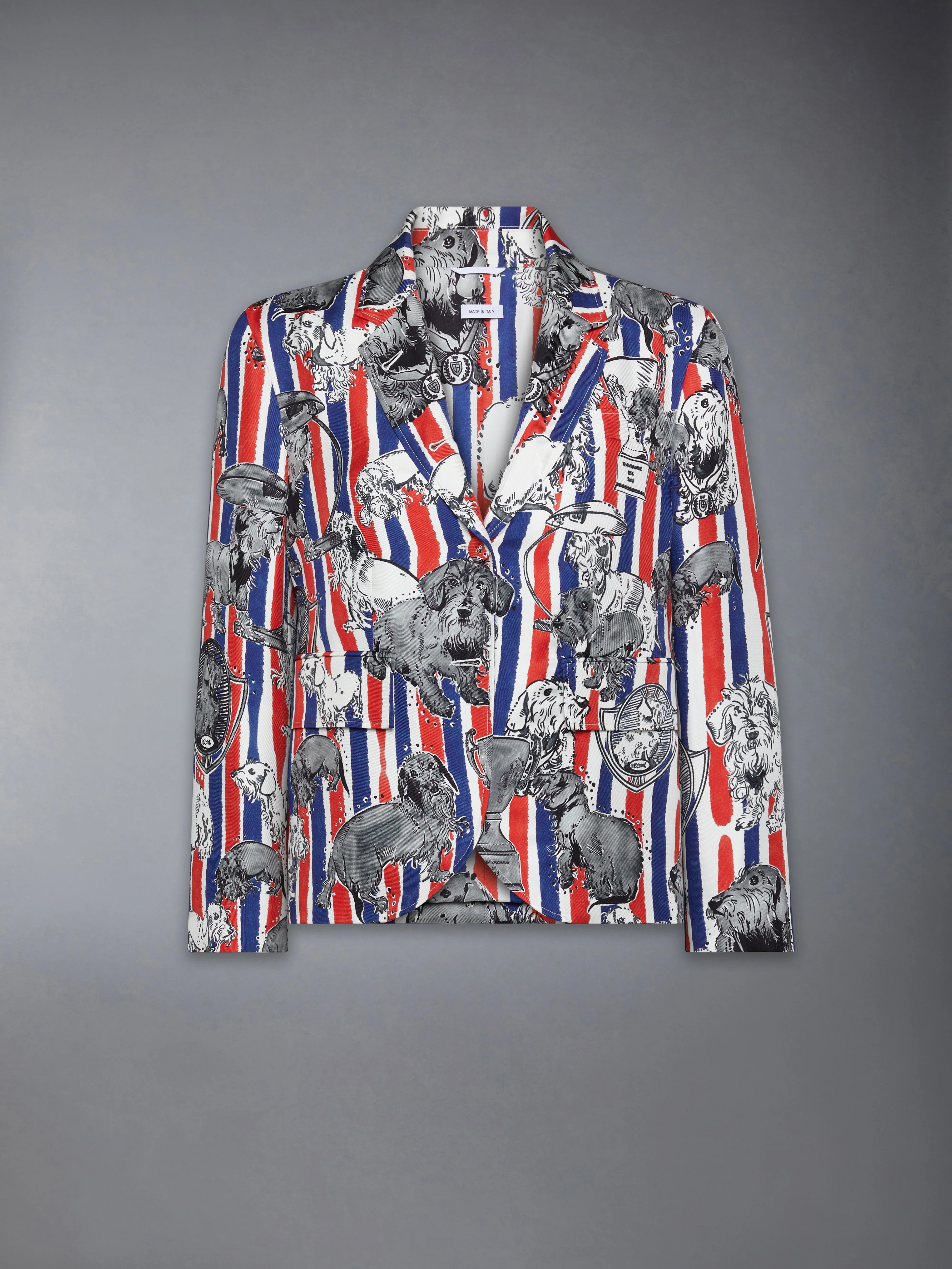 UNCONSTRUCTED SILK TWILL HECTOR TOILE SPORTCOAT - Image 5