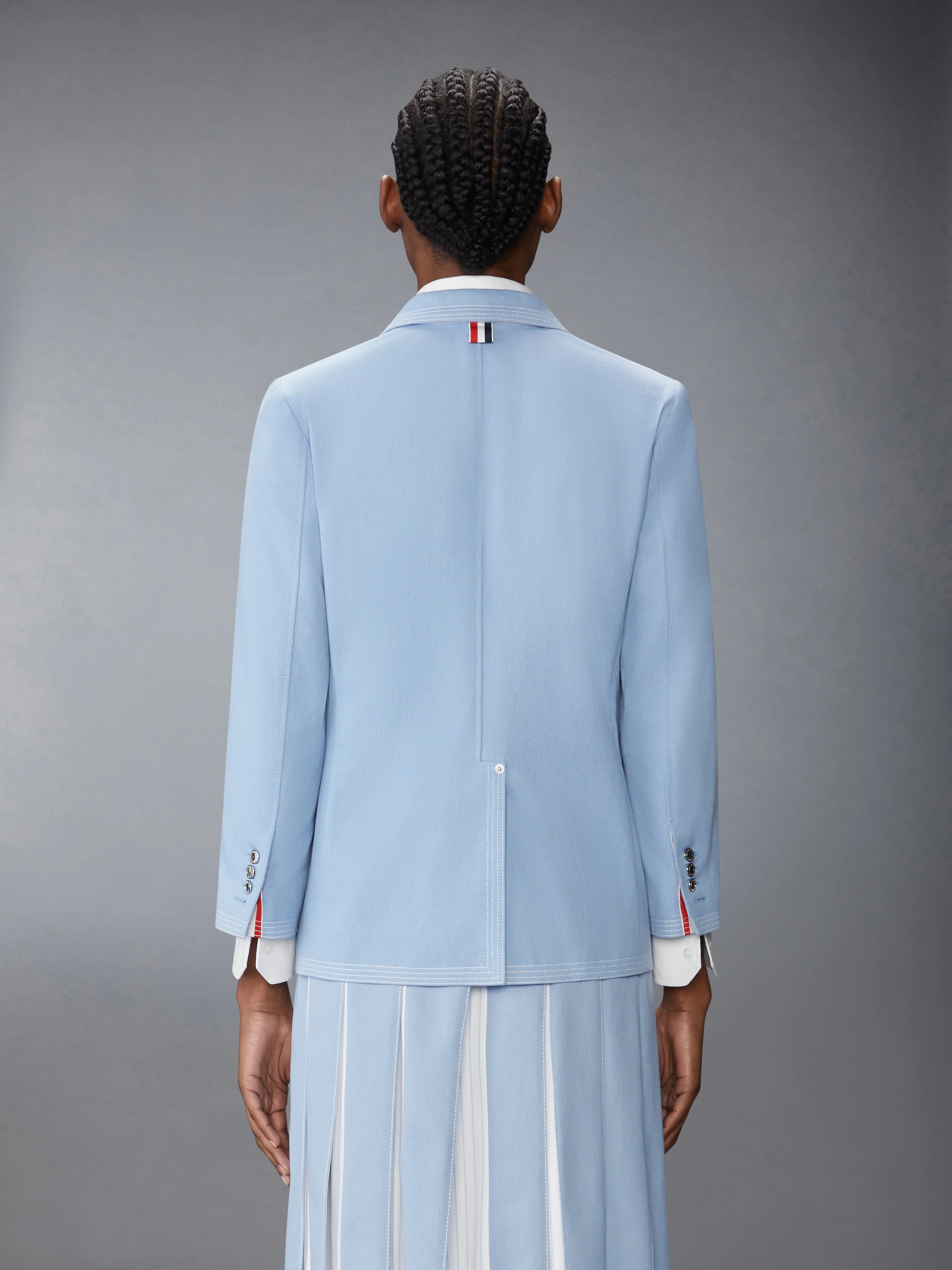 UNCONSTRUCTURED DENIM SACK SPORTCOAT - Image 2