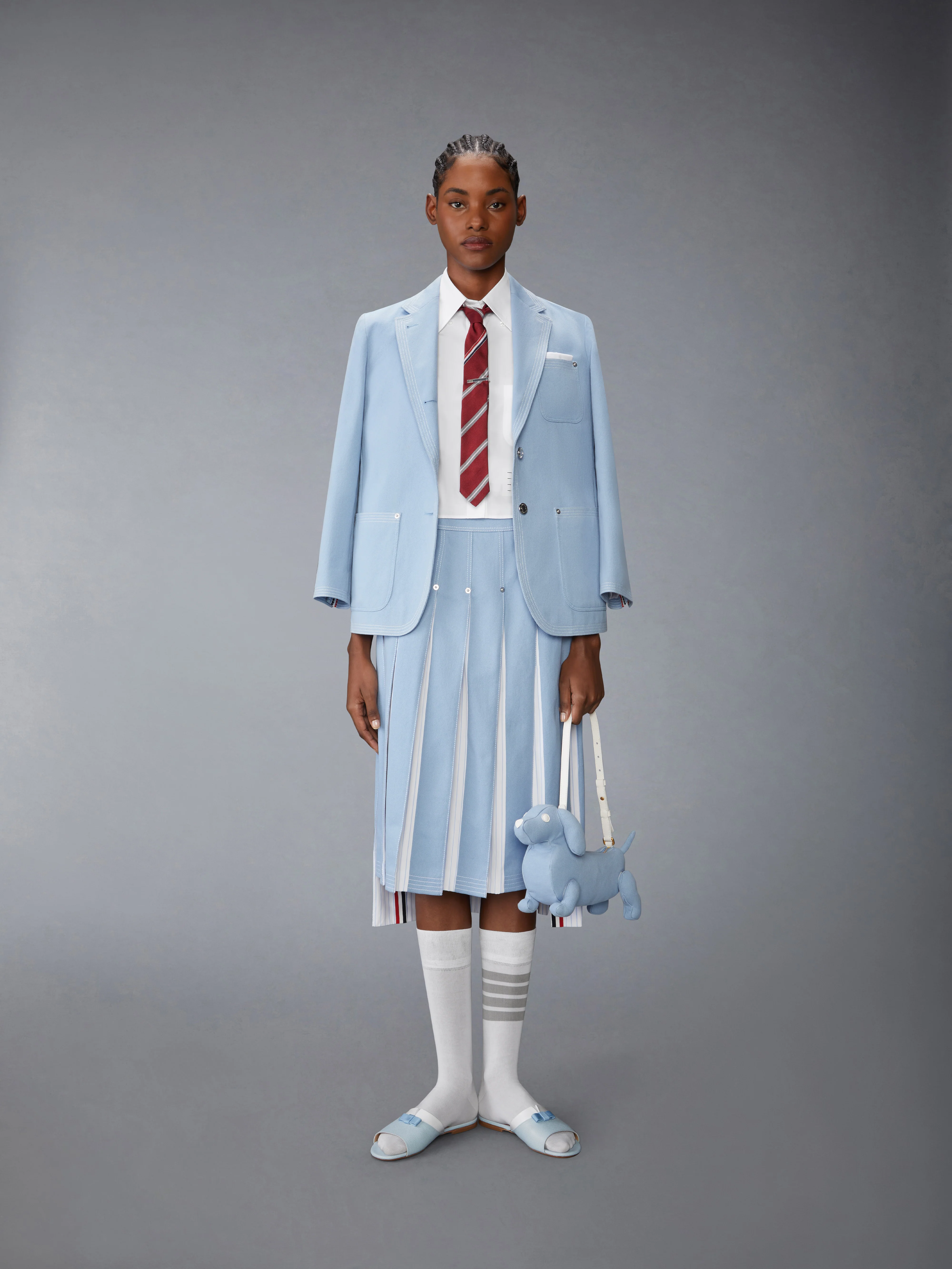 UNCONSTRUCTURED DENIM SACK SPORTCOAT - Image 3