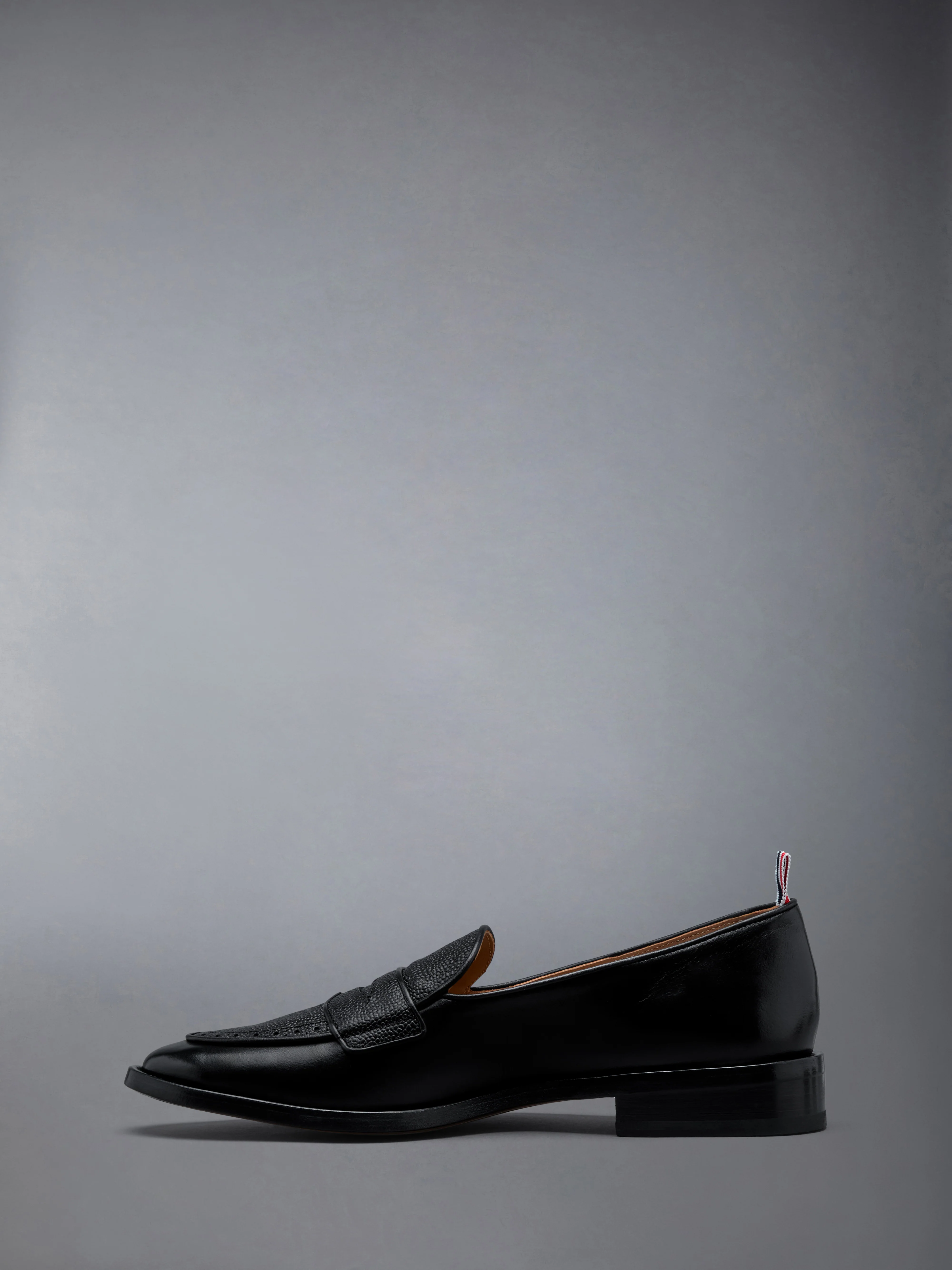 VITELLO CALF LEATHER SOLE VARSITY PENNY LOAFER - Image 5