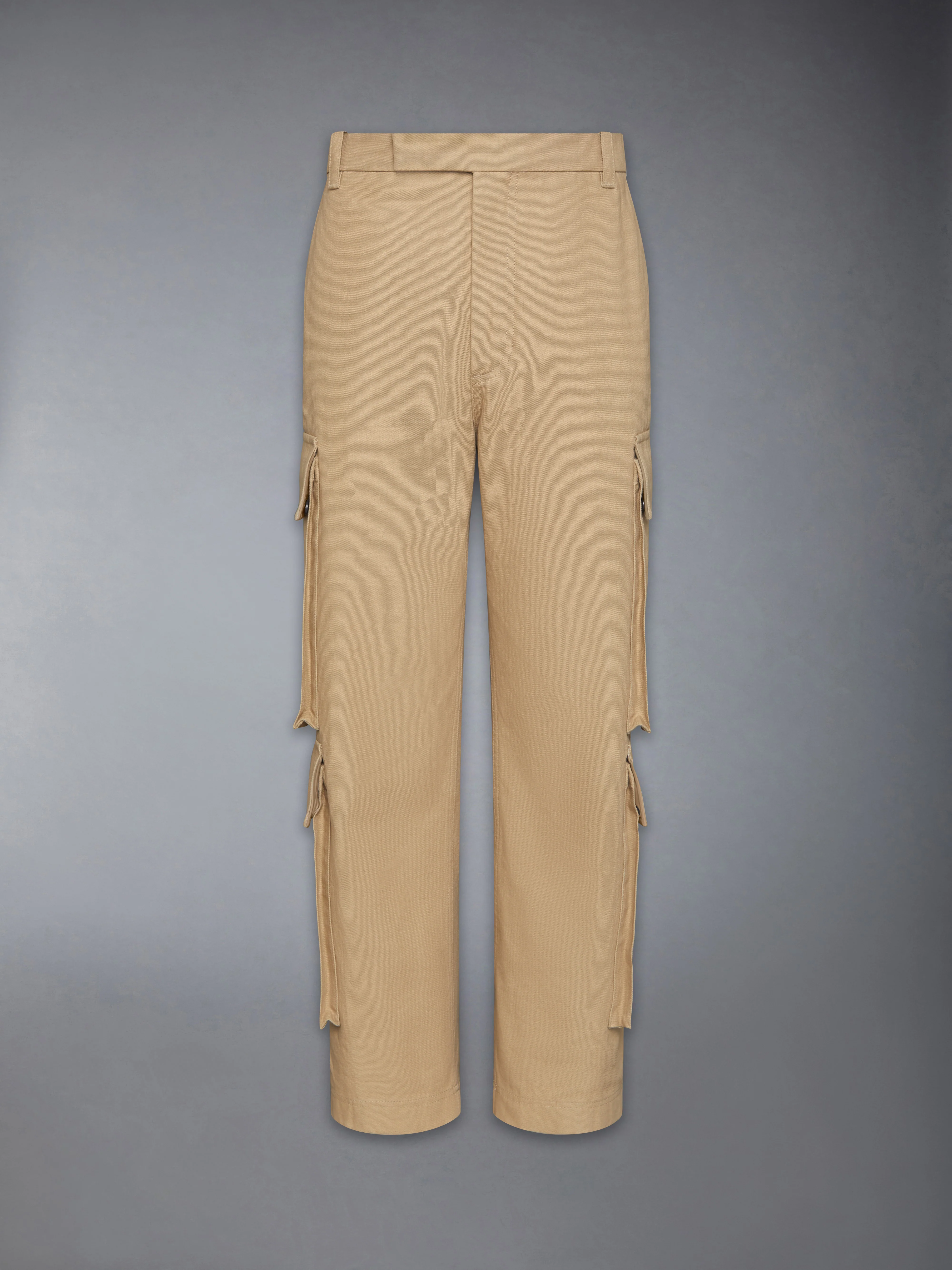 WASHED COTTON UTILITY CHINO CARGO TROUSER - Image 6