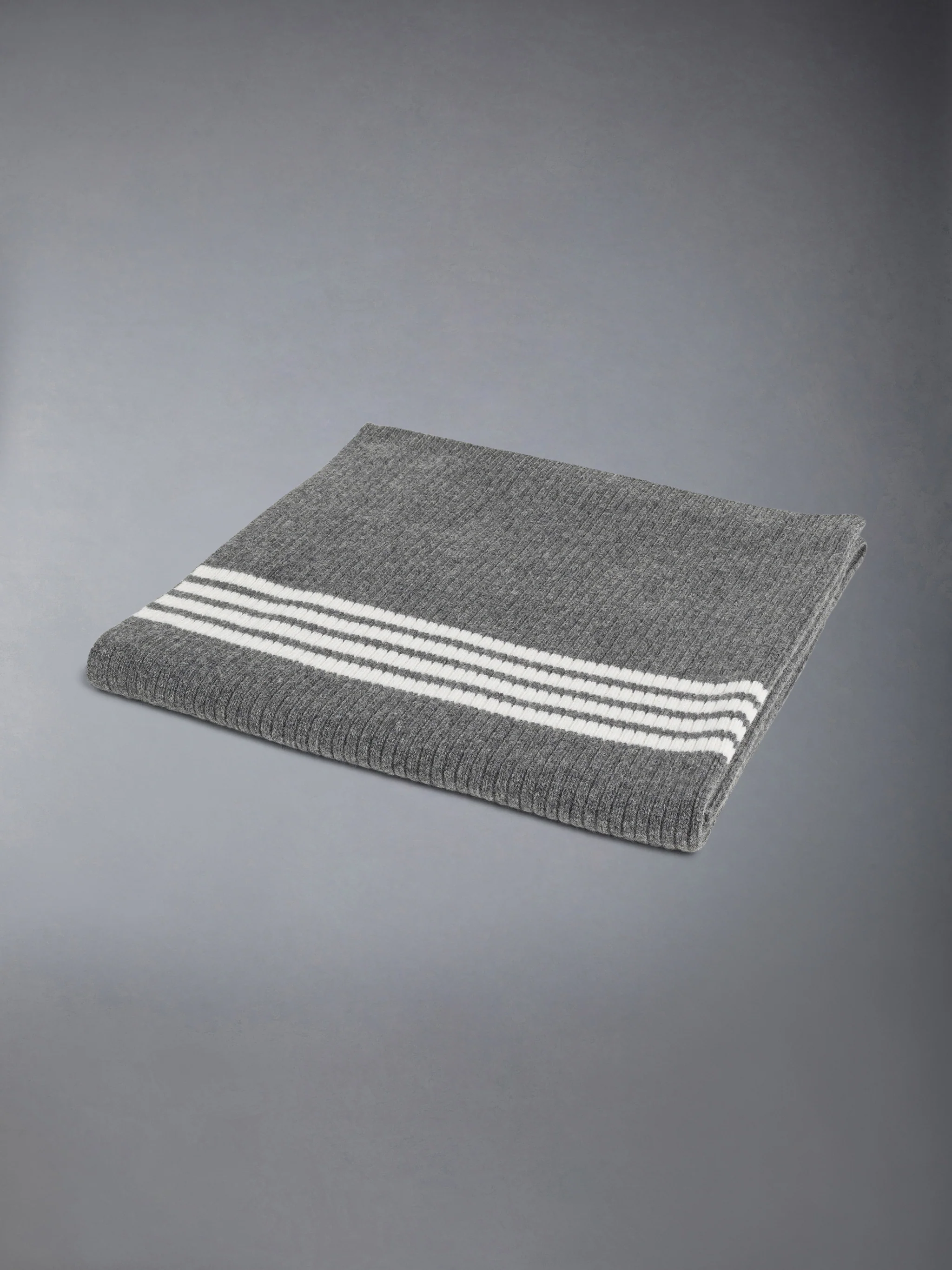 WOOL CASHMERE 4-BAR BABY BLANKET - Image 3