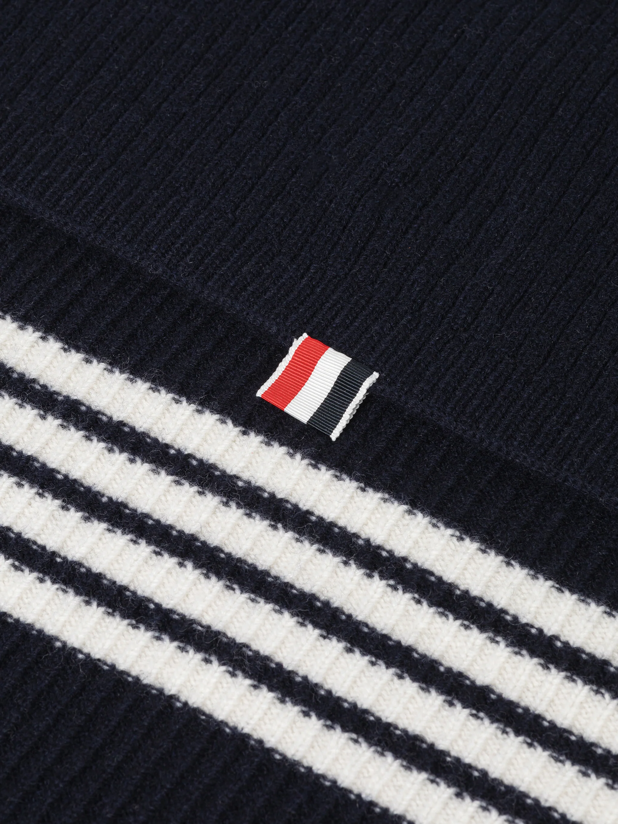 WOOL CASHMERE 4-BAR BABY BLANKET - Image 2