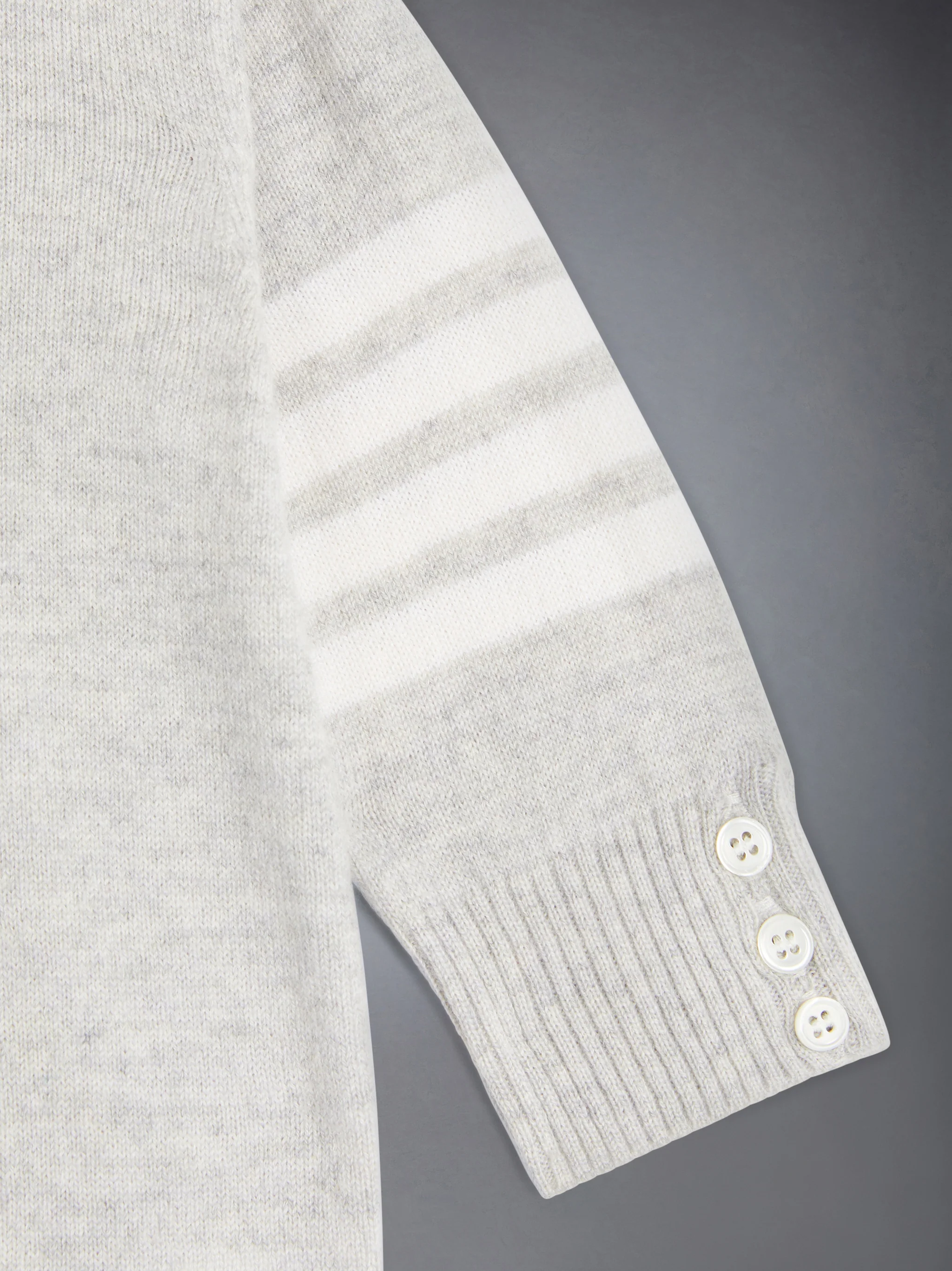 WOOL CASHMERE 4-BAR BABY ONESIE - Image 4