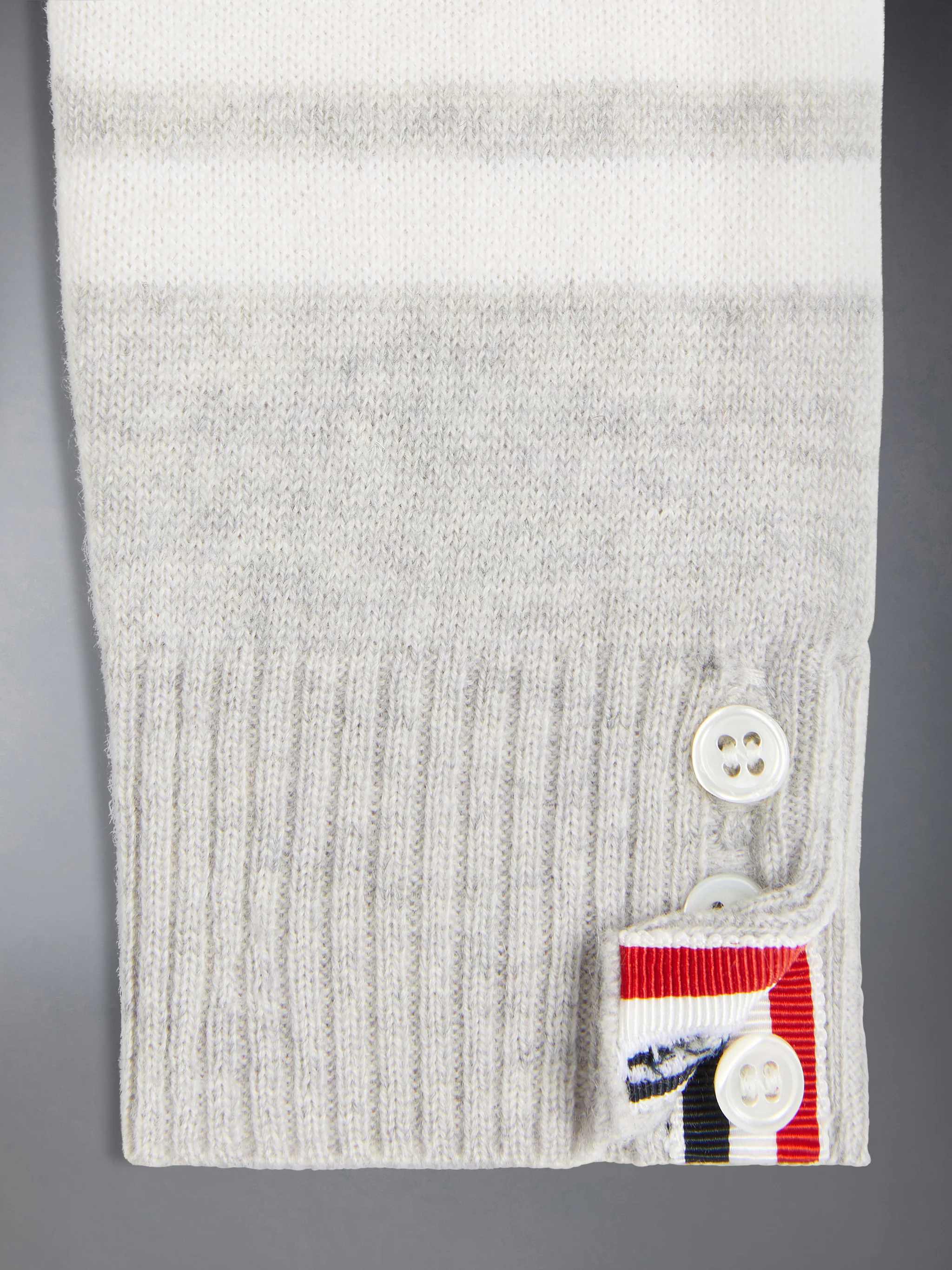 WOOL CASHMERE 4-BAR BABY ONESIE - Image 5