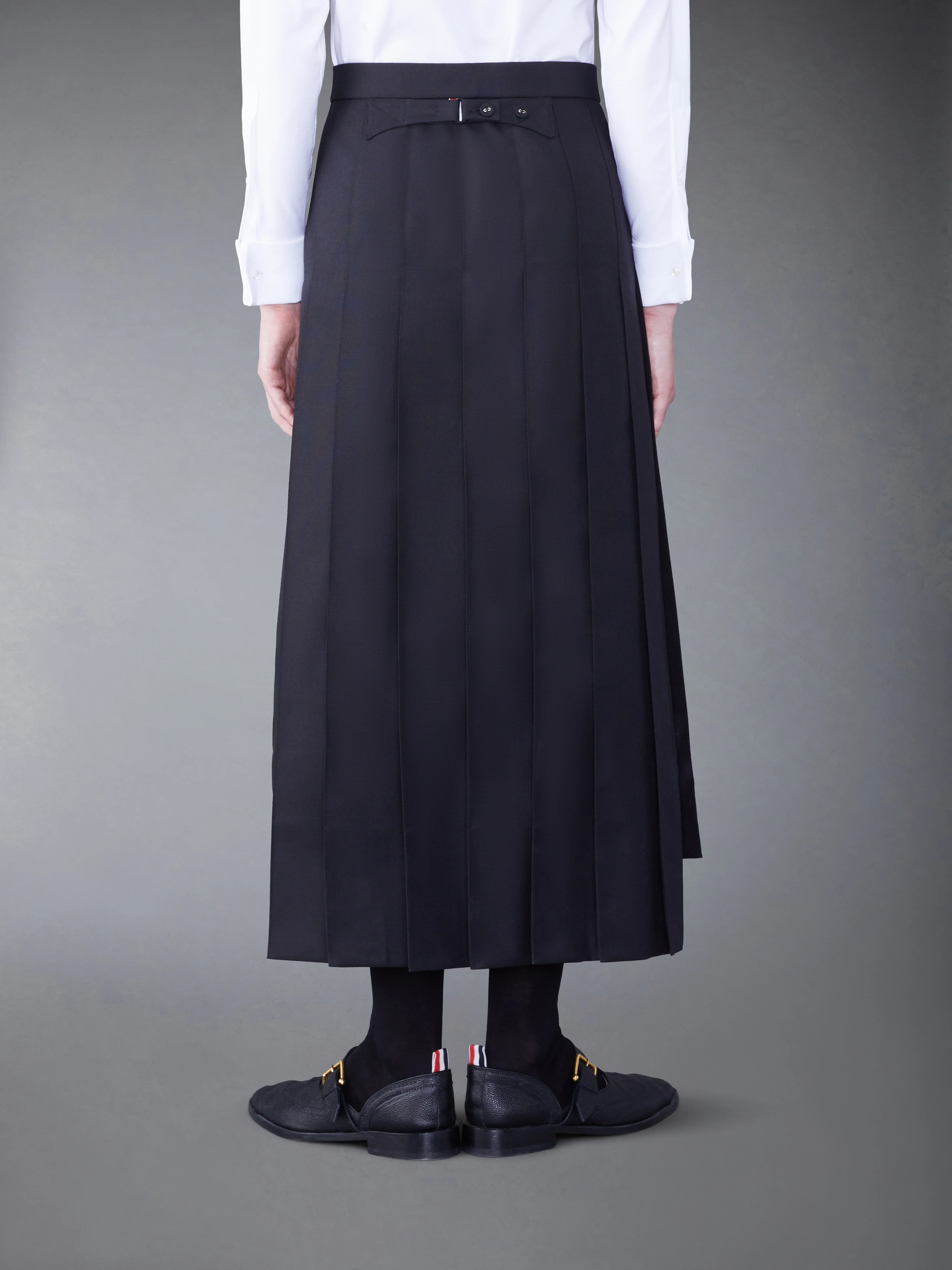 WOOL CLASSIC PLEATED SKIRT - Image 3