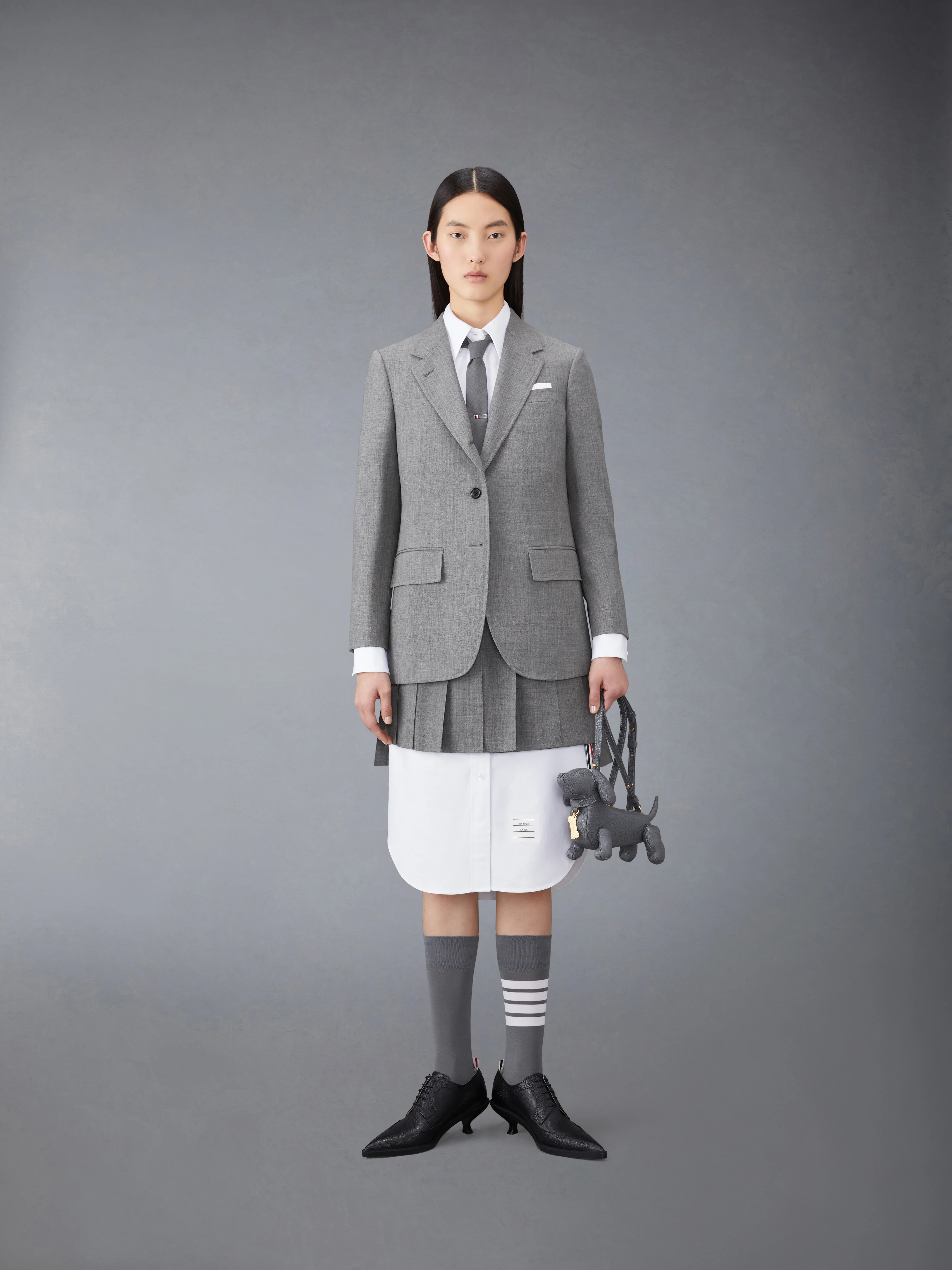 WOOL FRESCO PLEATED MINI SKIRT - Image 4