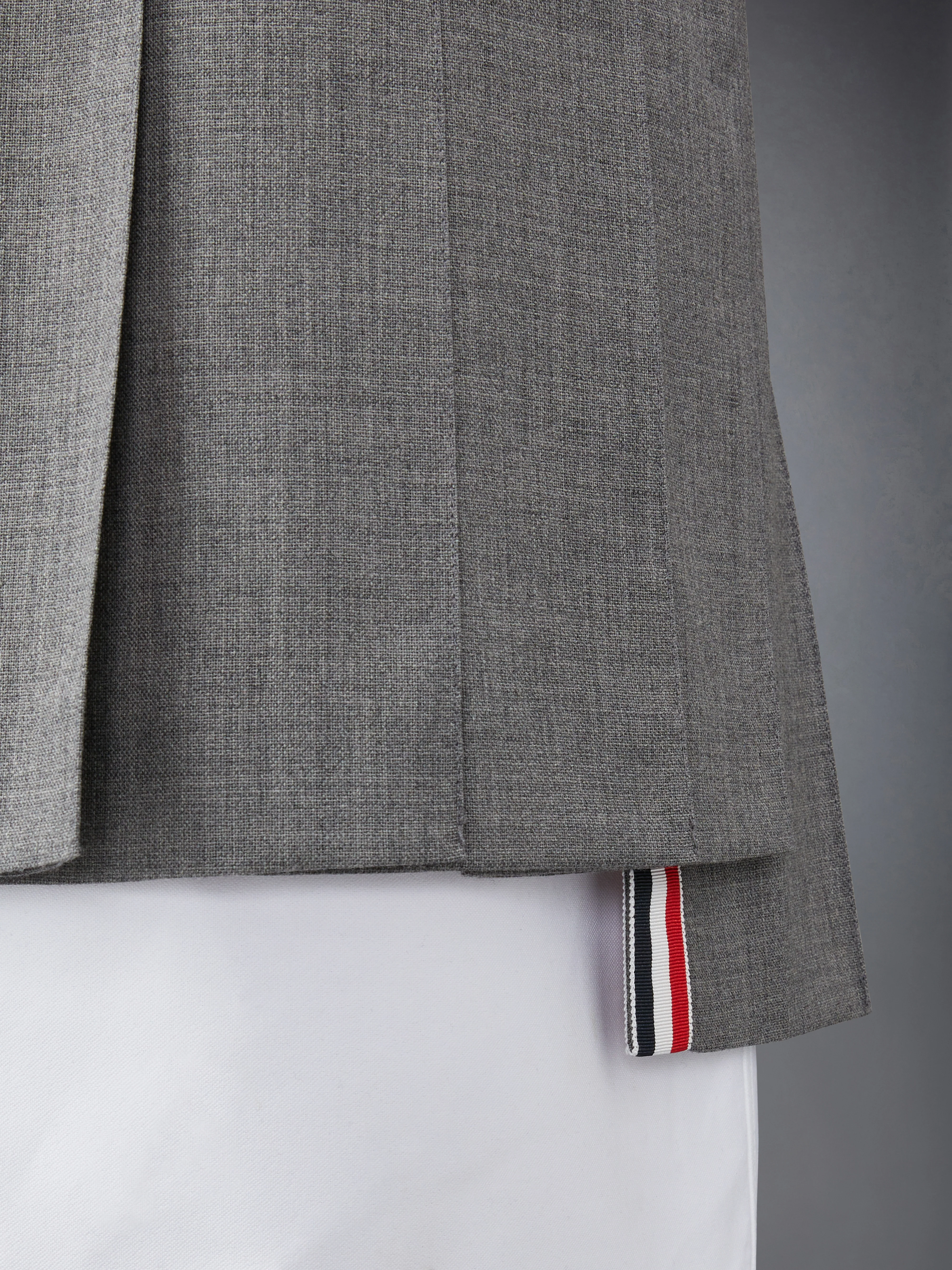 WOOL FRESCO PLEATED MINI SKIRT - Image 5