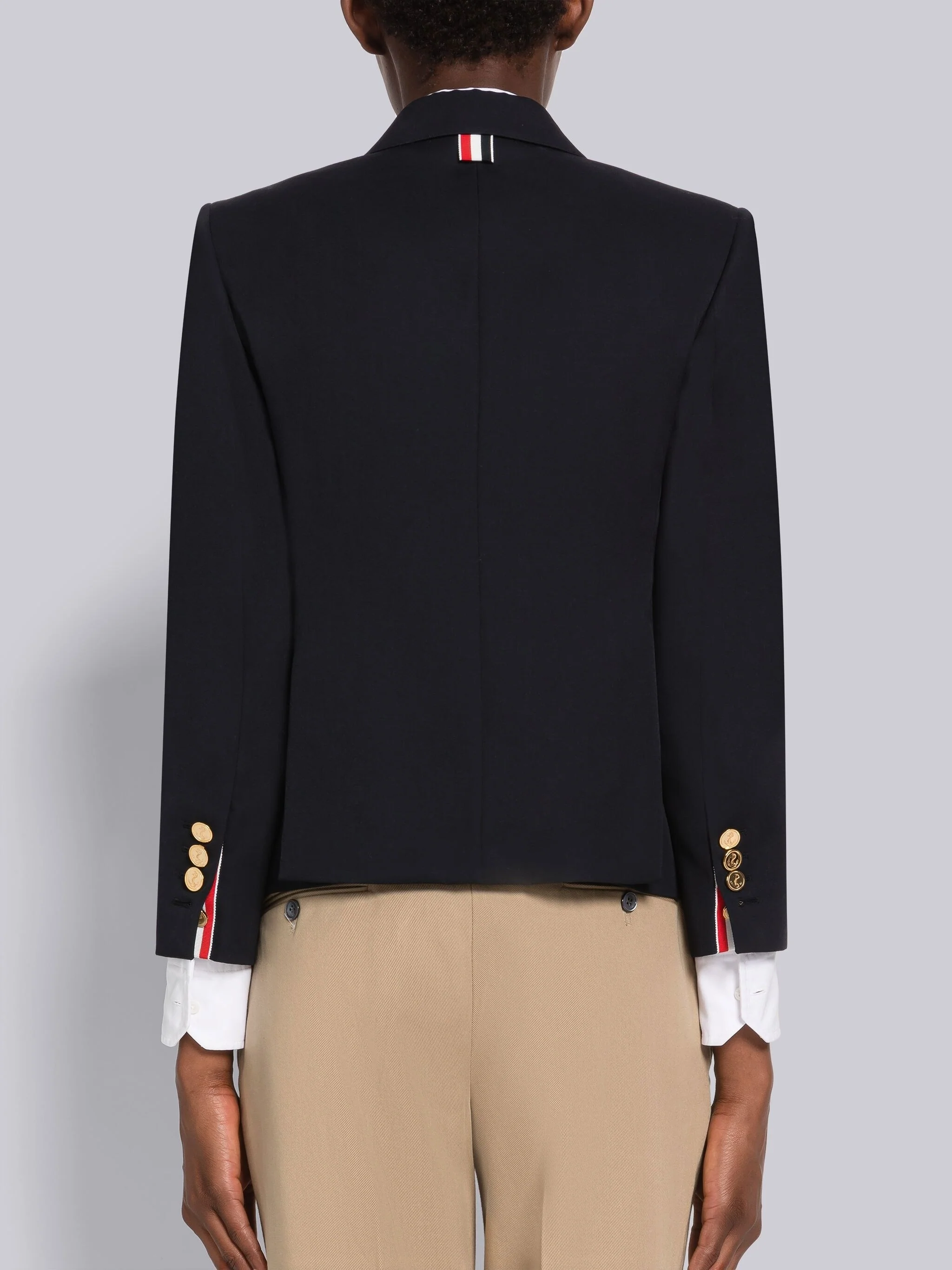 WOOL GABARDINE HIGH ARMHOLE SPORT COAT - Image 3