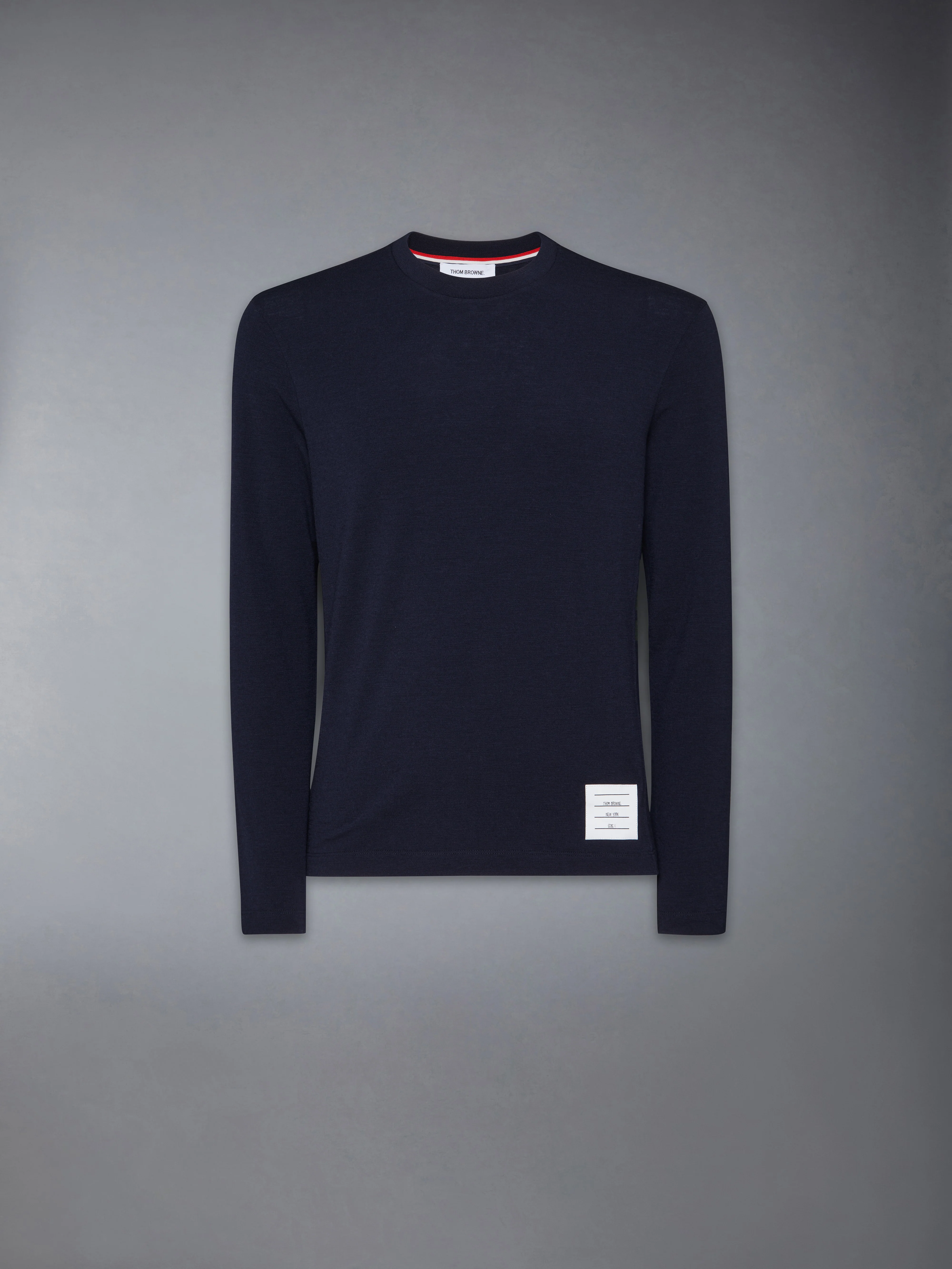Wool Jersey 4-Bar Long Sleeve Tee - Image 5