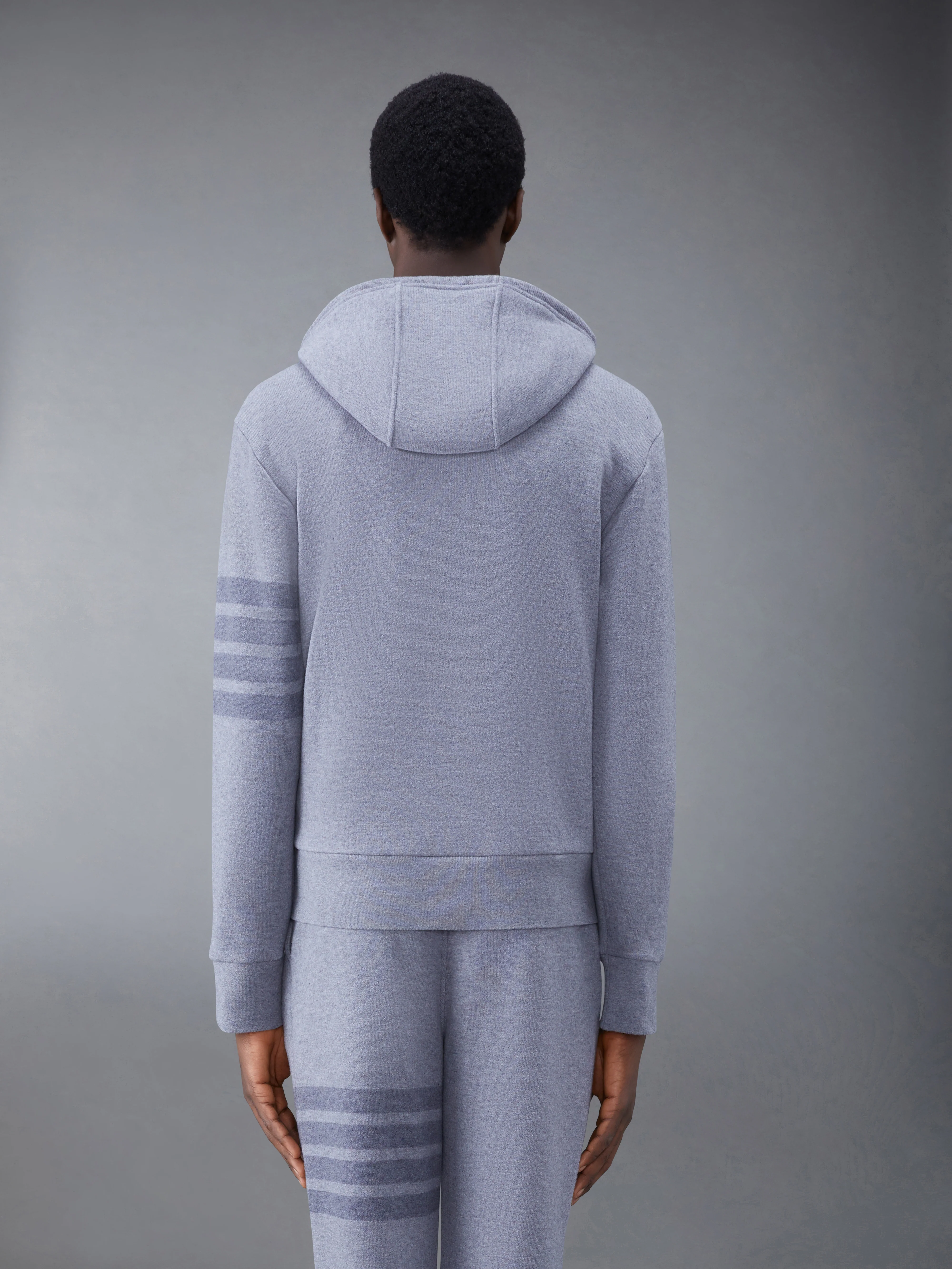 Wool Loopback 4-Bar Hoodie Pullover - Image 2