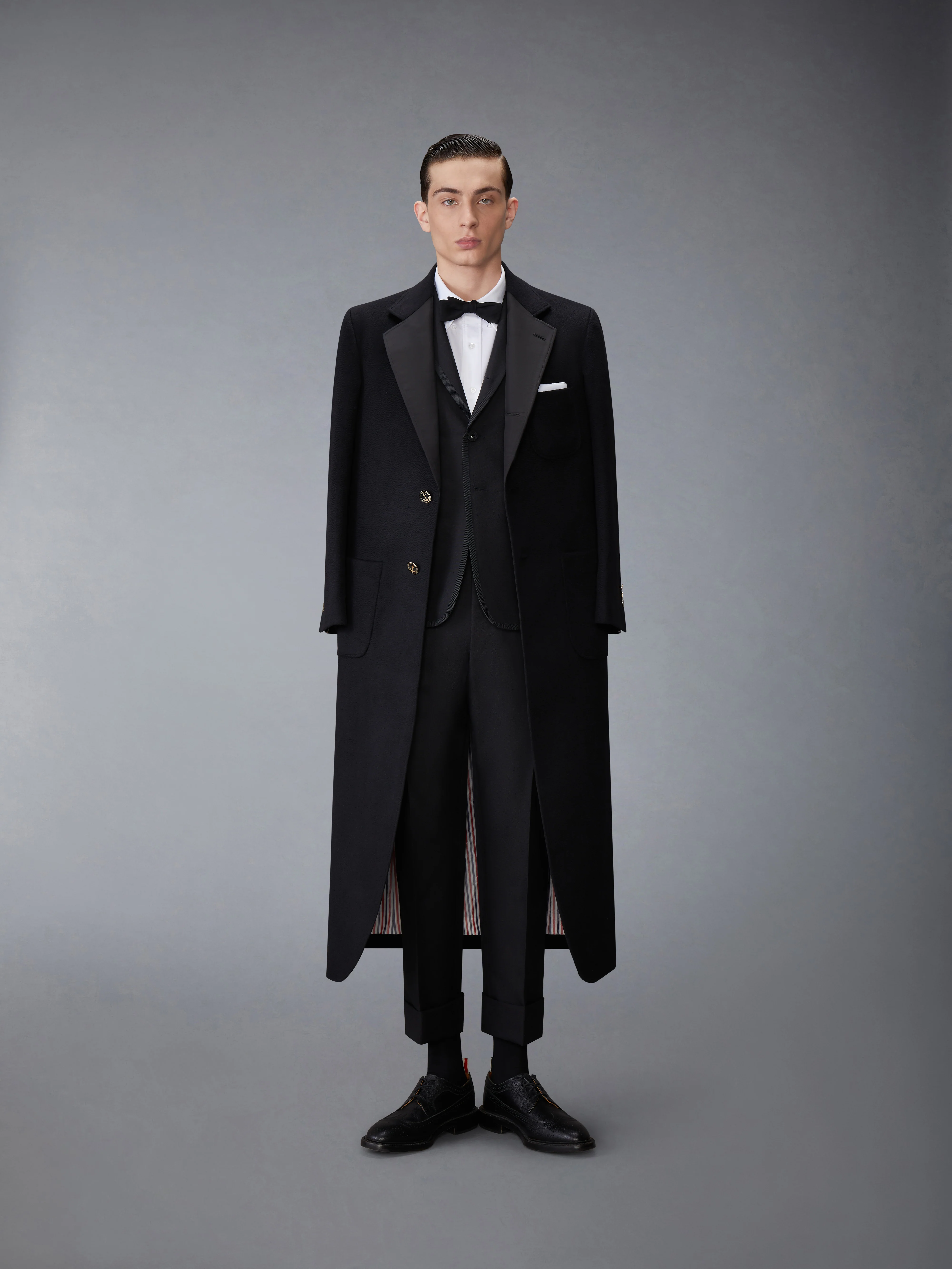 WOOL MOHAIR BACKSTRAP TROUSER - Image 3