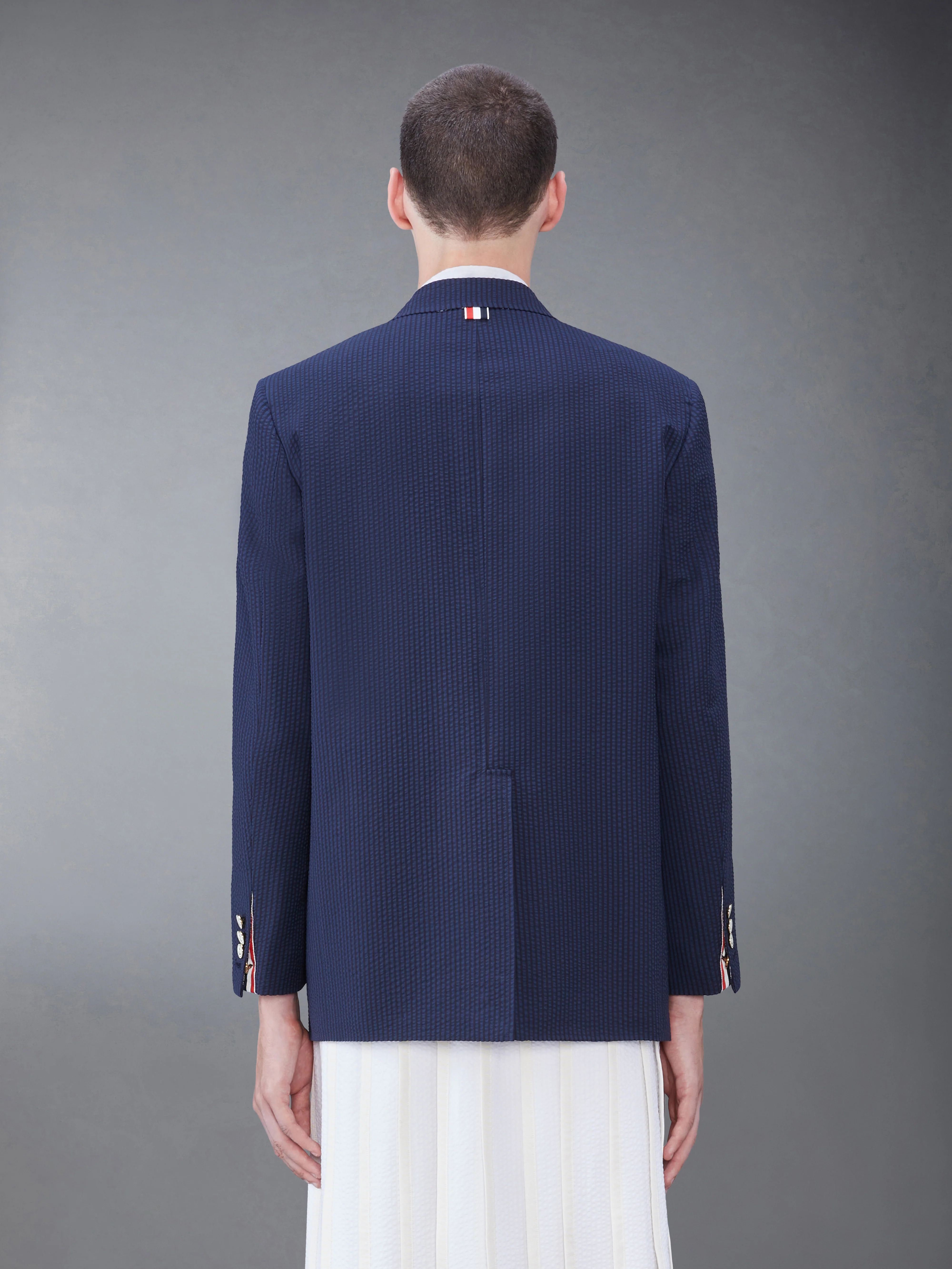 WOOL SEERSUCKER PATCH POCKET SPORT COAT - Image 2
