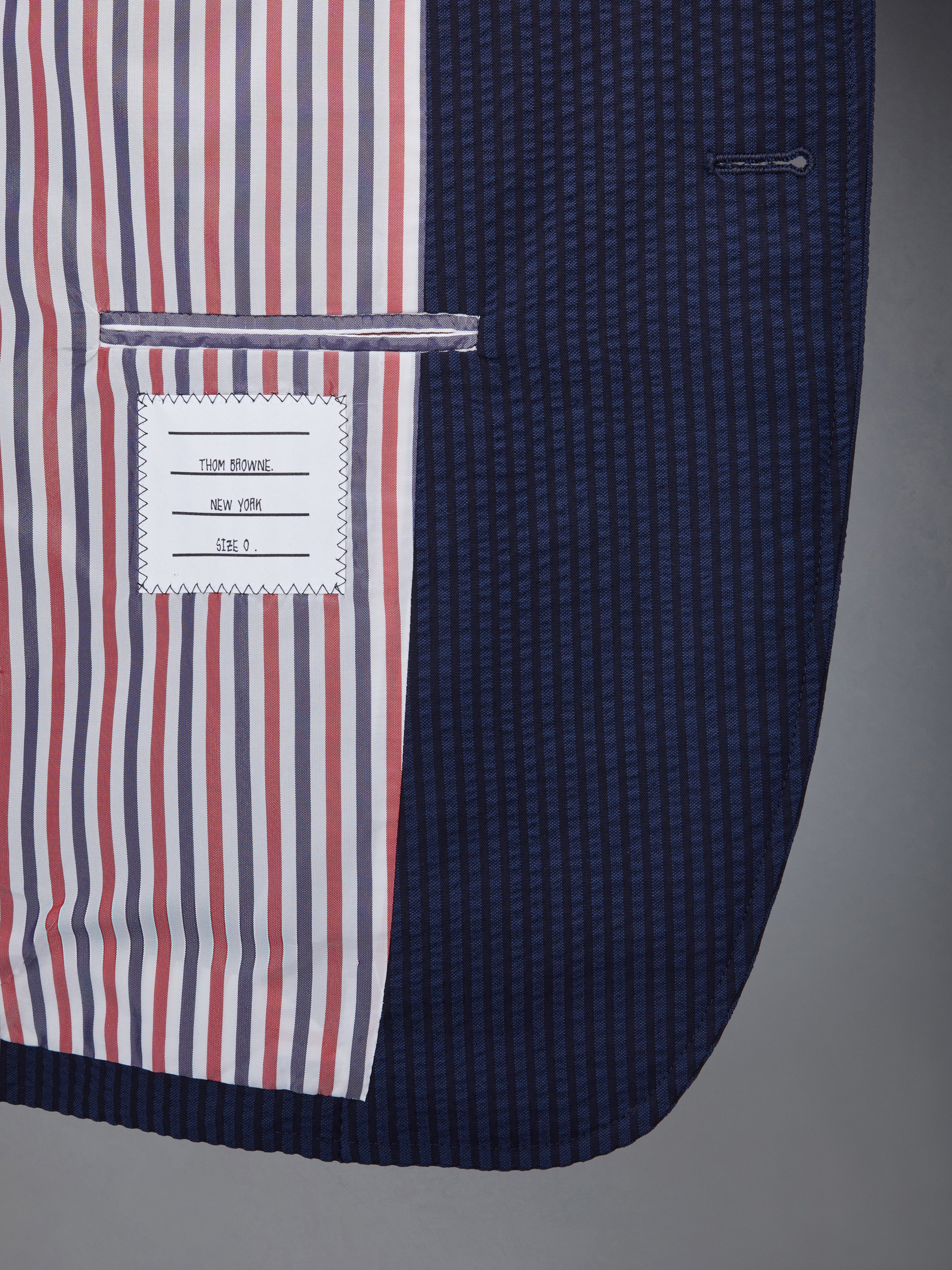 WOOL SEERSUCKER PATCH POCKET SPORT COAT - Image 4