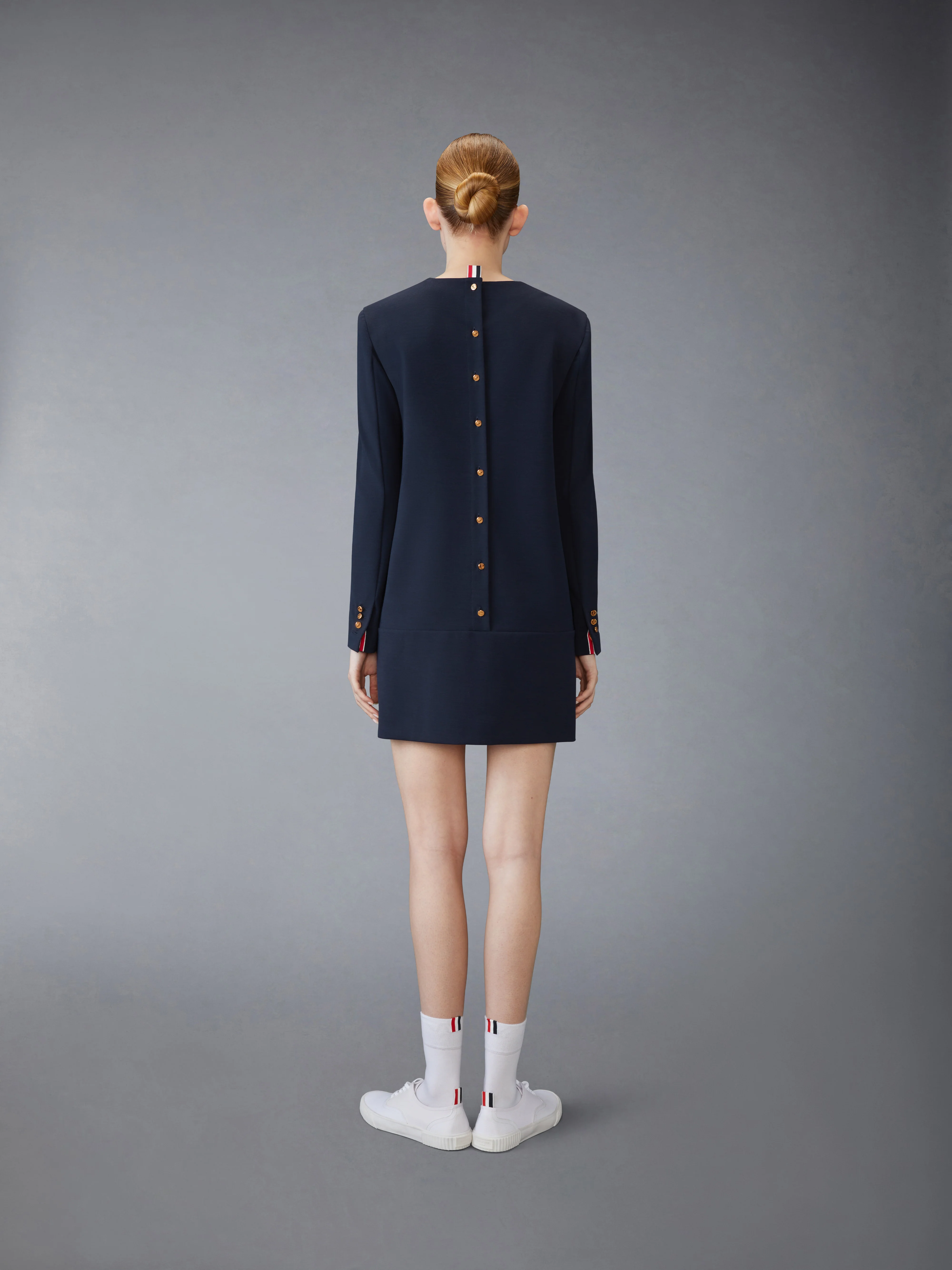 WOOL TECH MILANO MINI SHIFT DRESS - Image 3