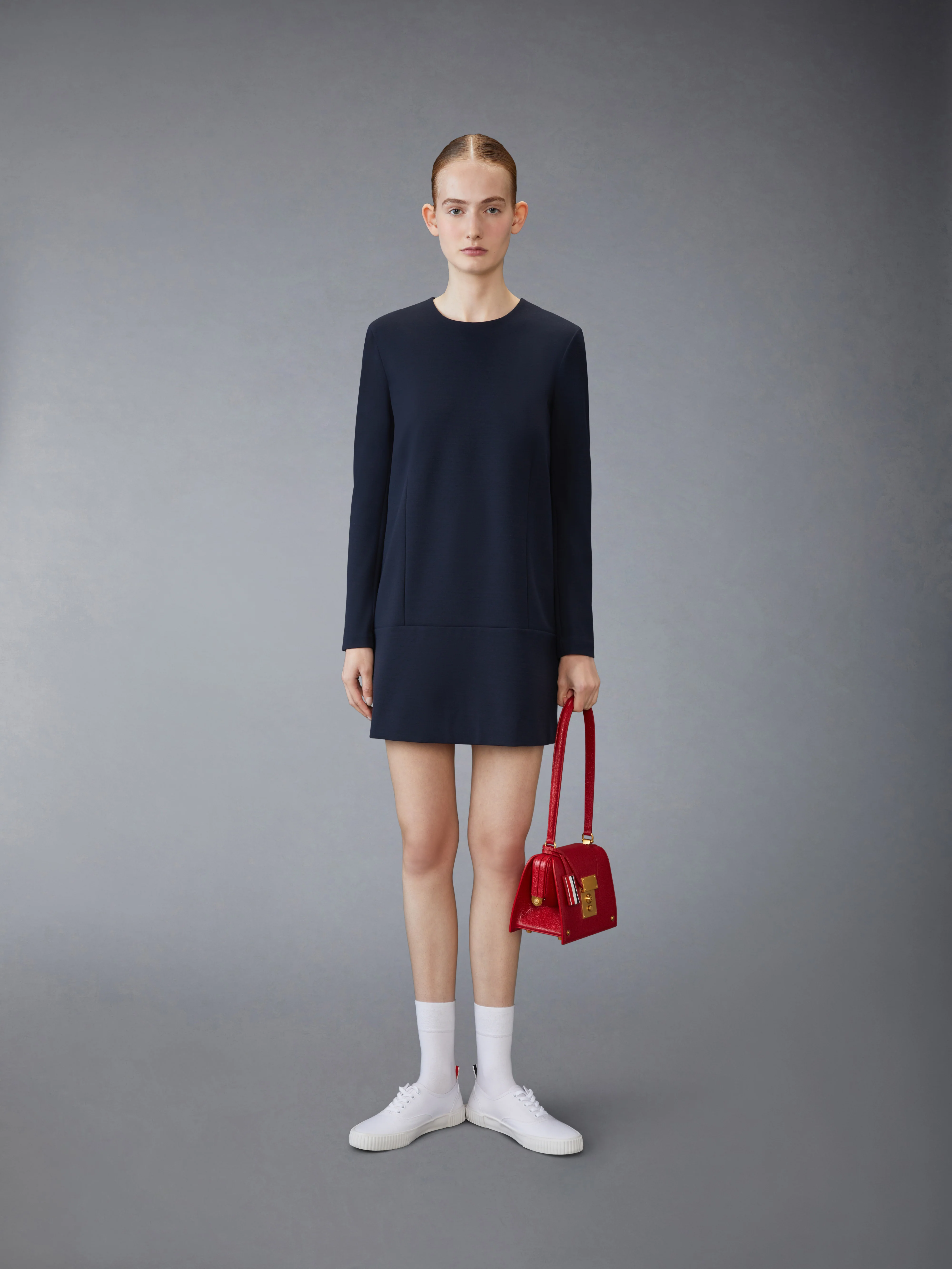 WOOL TECH MILANO MINI SHIFT DRESS - Image 4