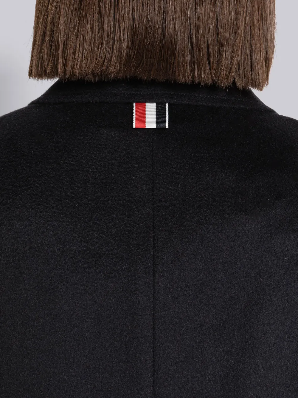 ZIBELINE COAT WEIGHT CASHMERE WIDE LAPEL OVERCOAT - Image 5