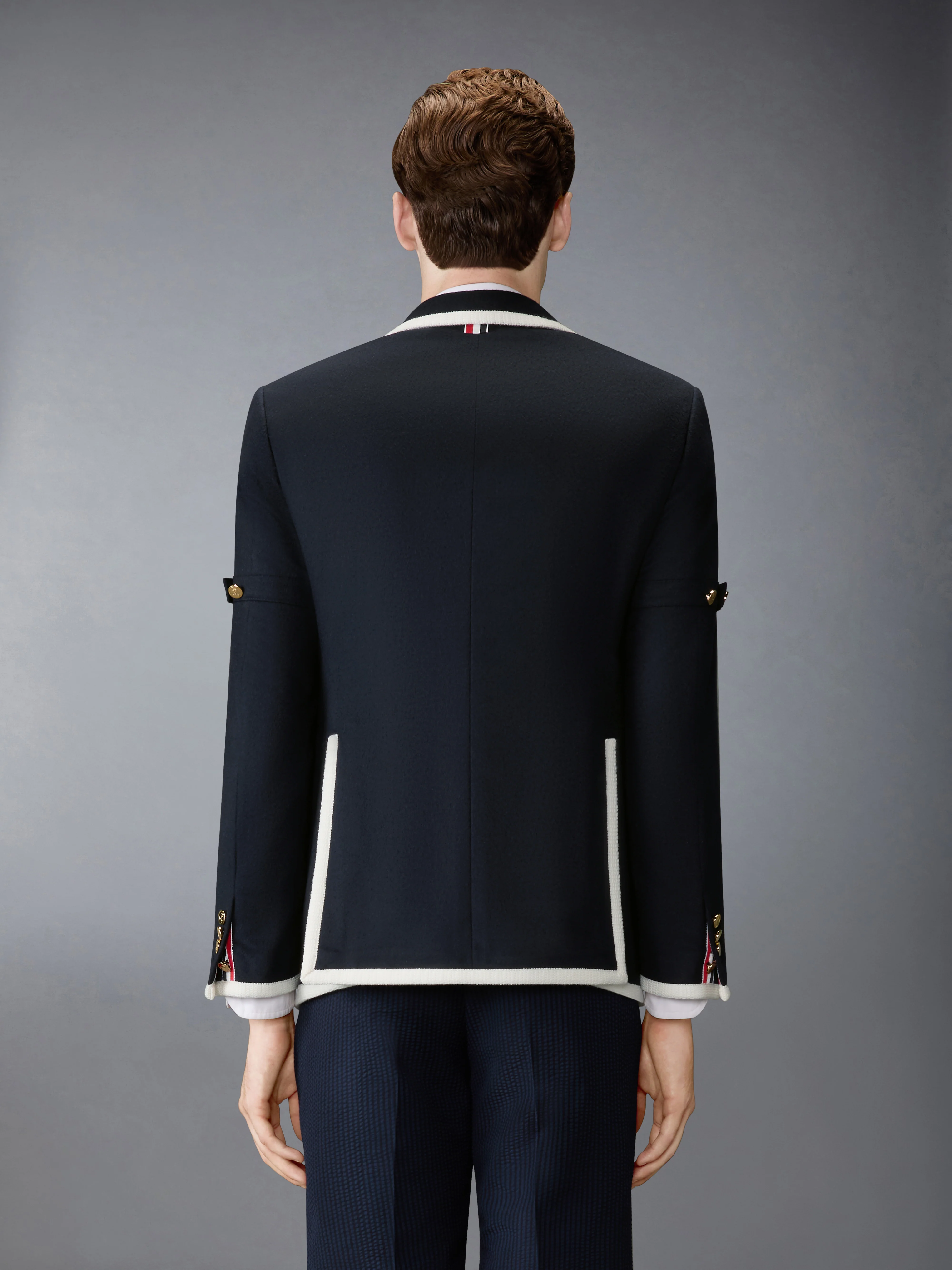 ZIBELINE TENNIS EMBROIDERY SPORTCOAT WITH ARMBANDS - Image 2